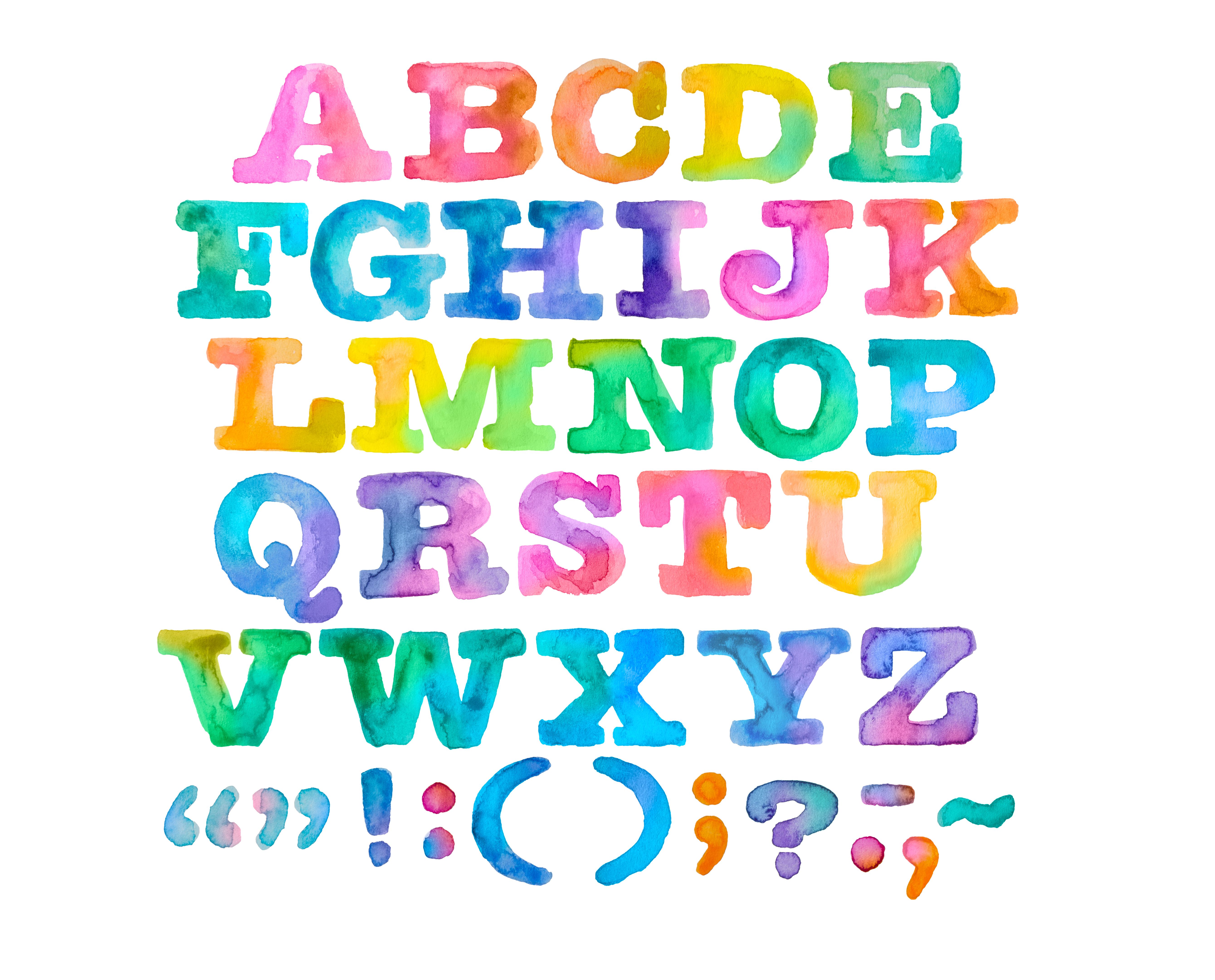 color typography
