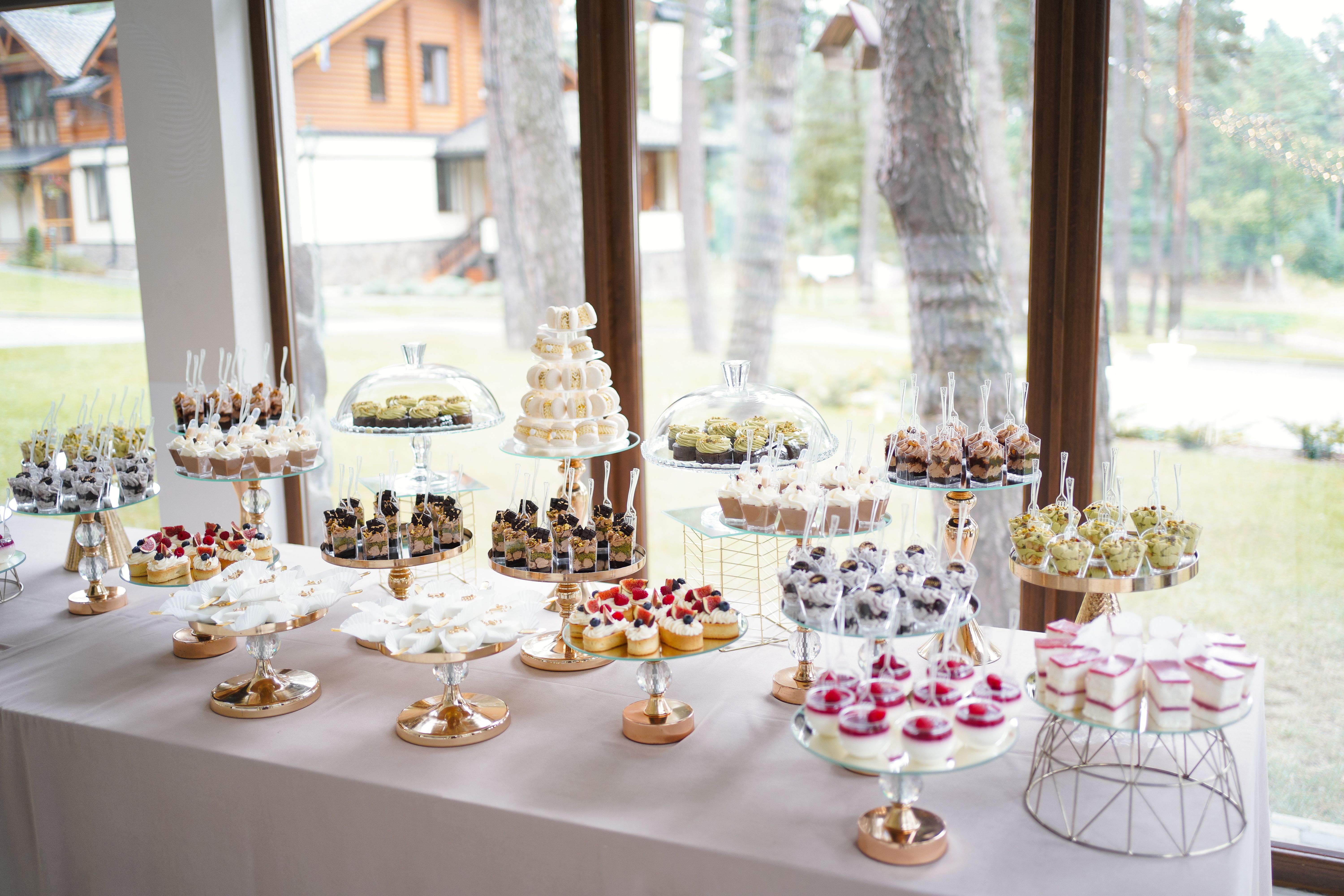 wedding dessert table