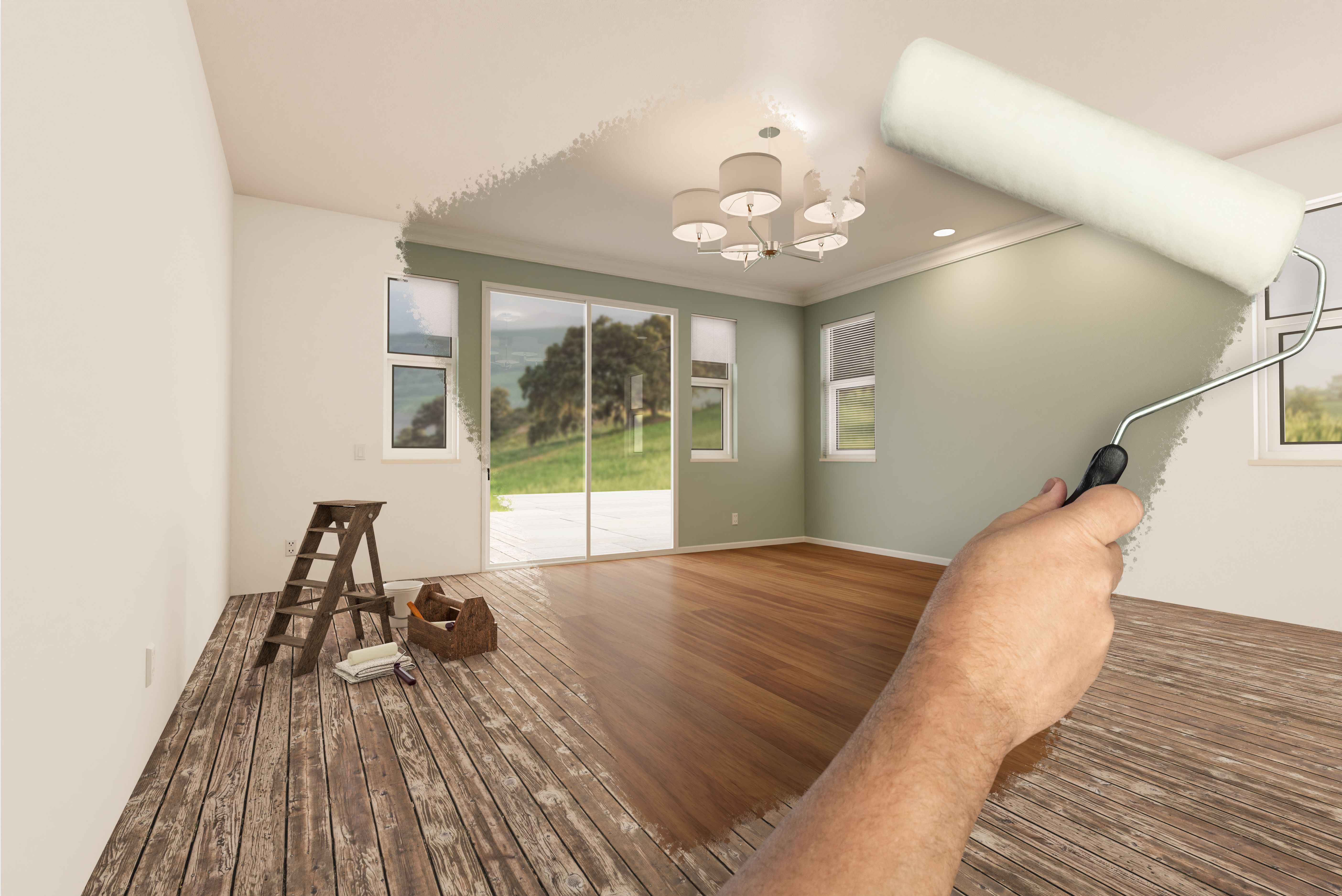 winter indoor renovation