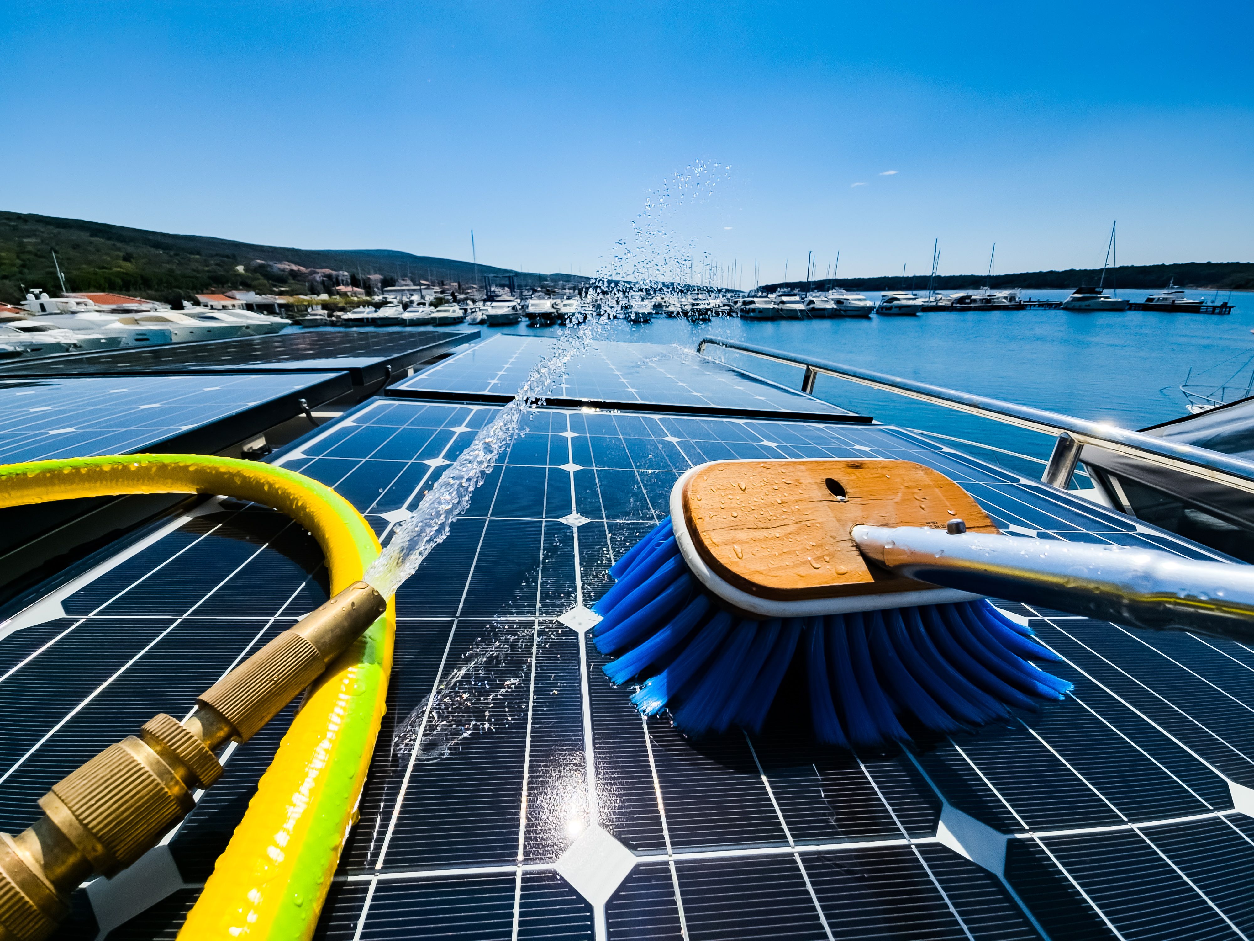 solar panel boat