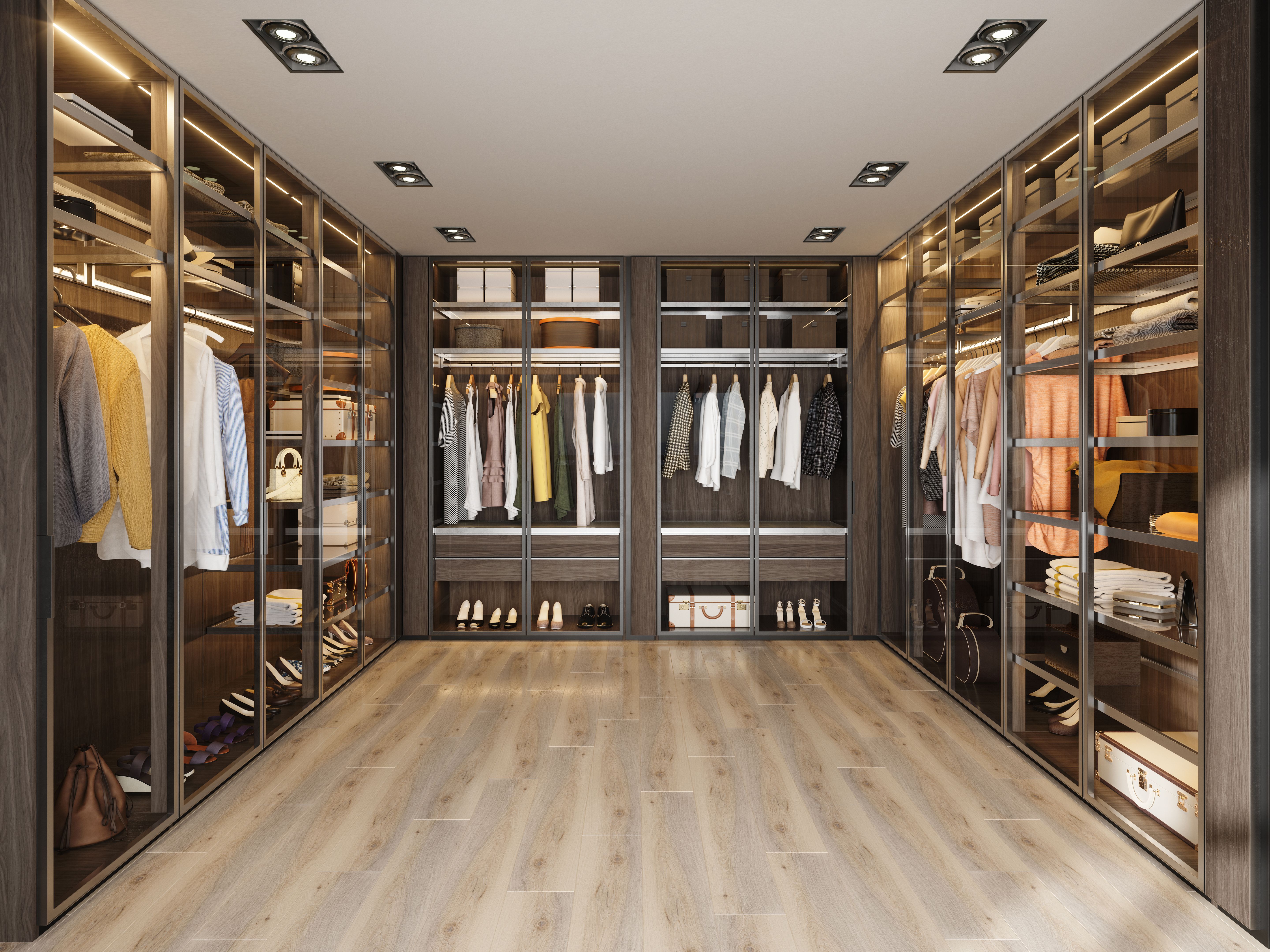 modern wardrobe