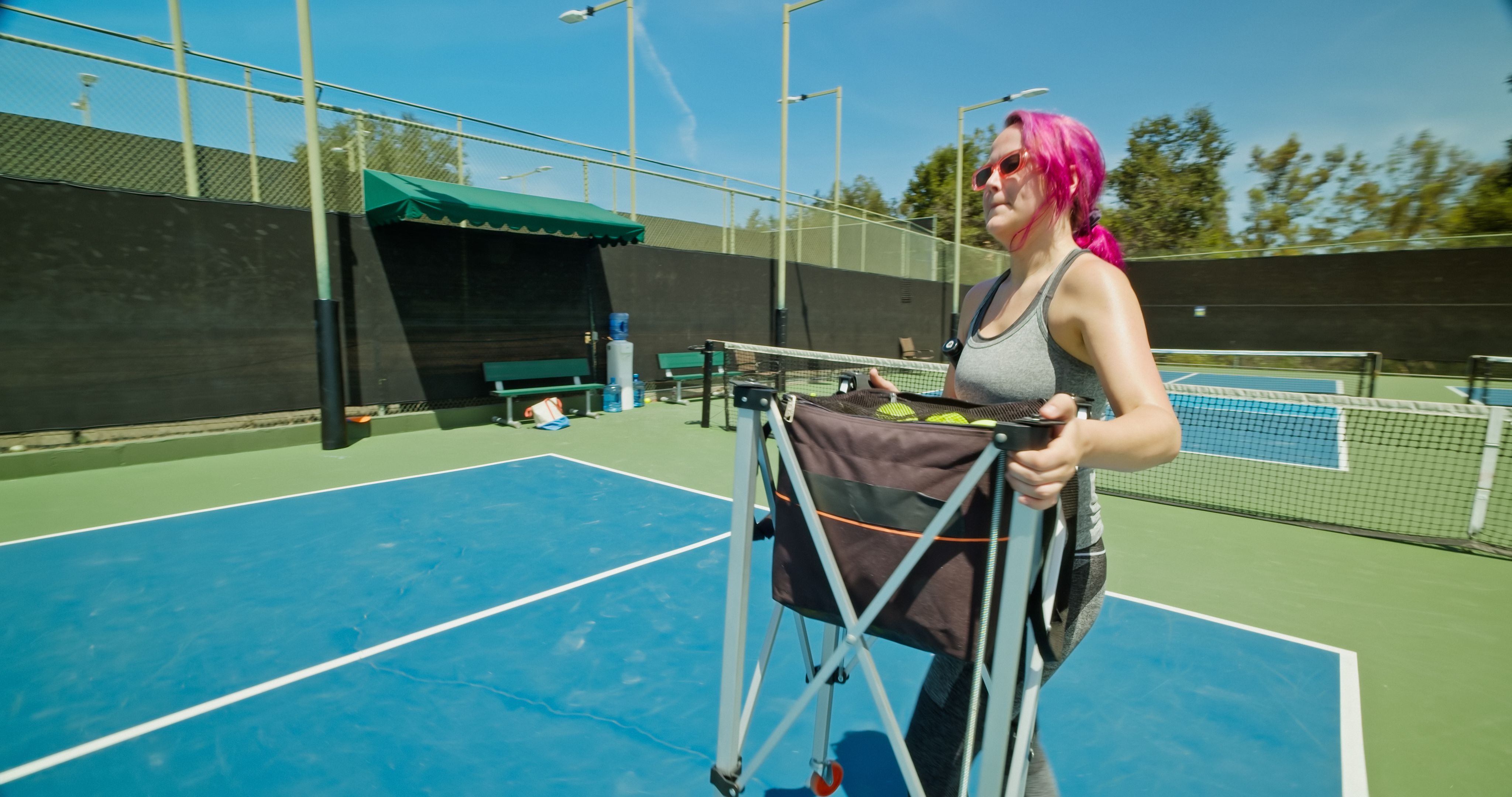 home tennis practice