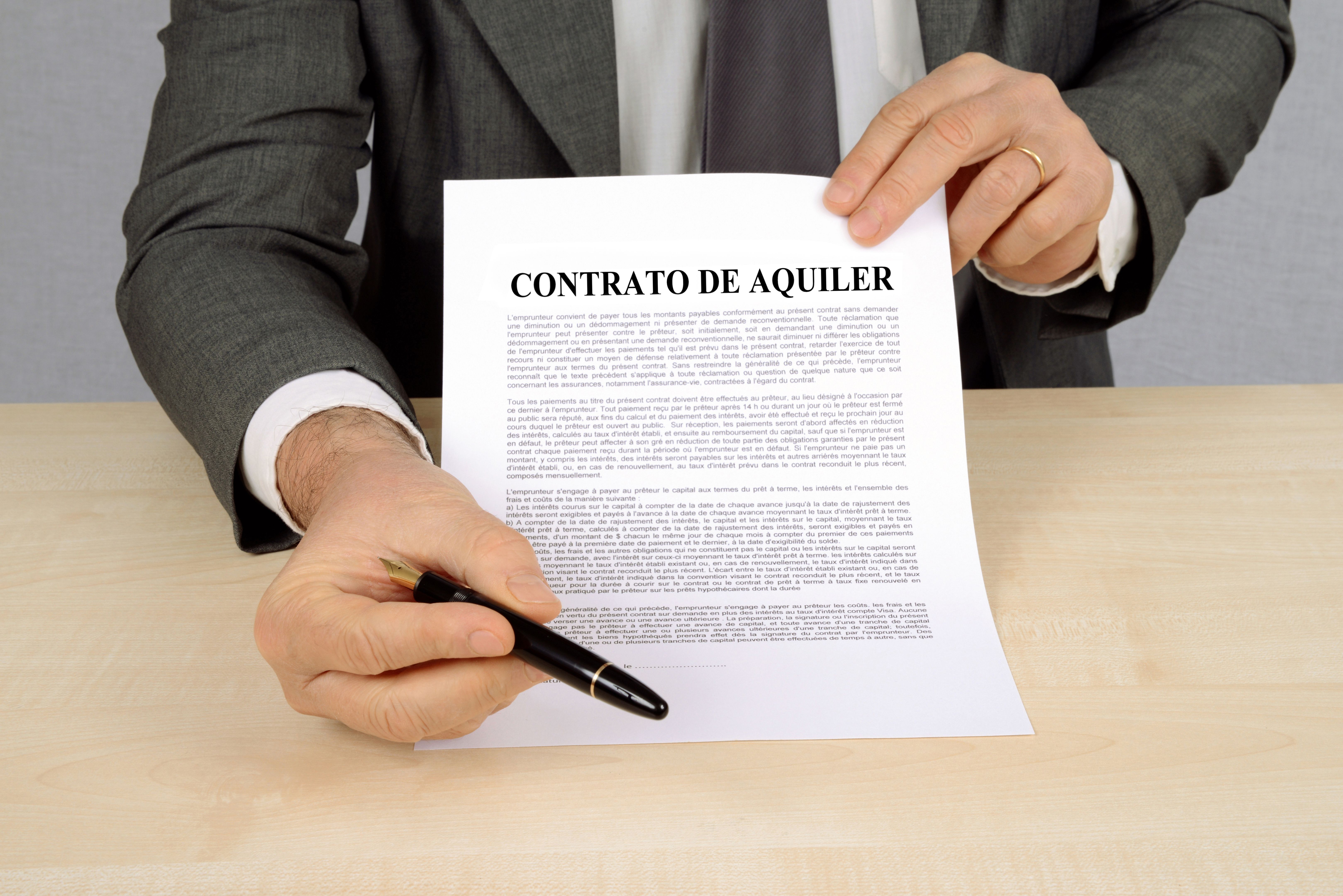 contrato alquiler