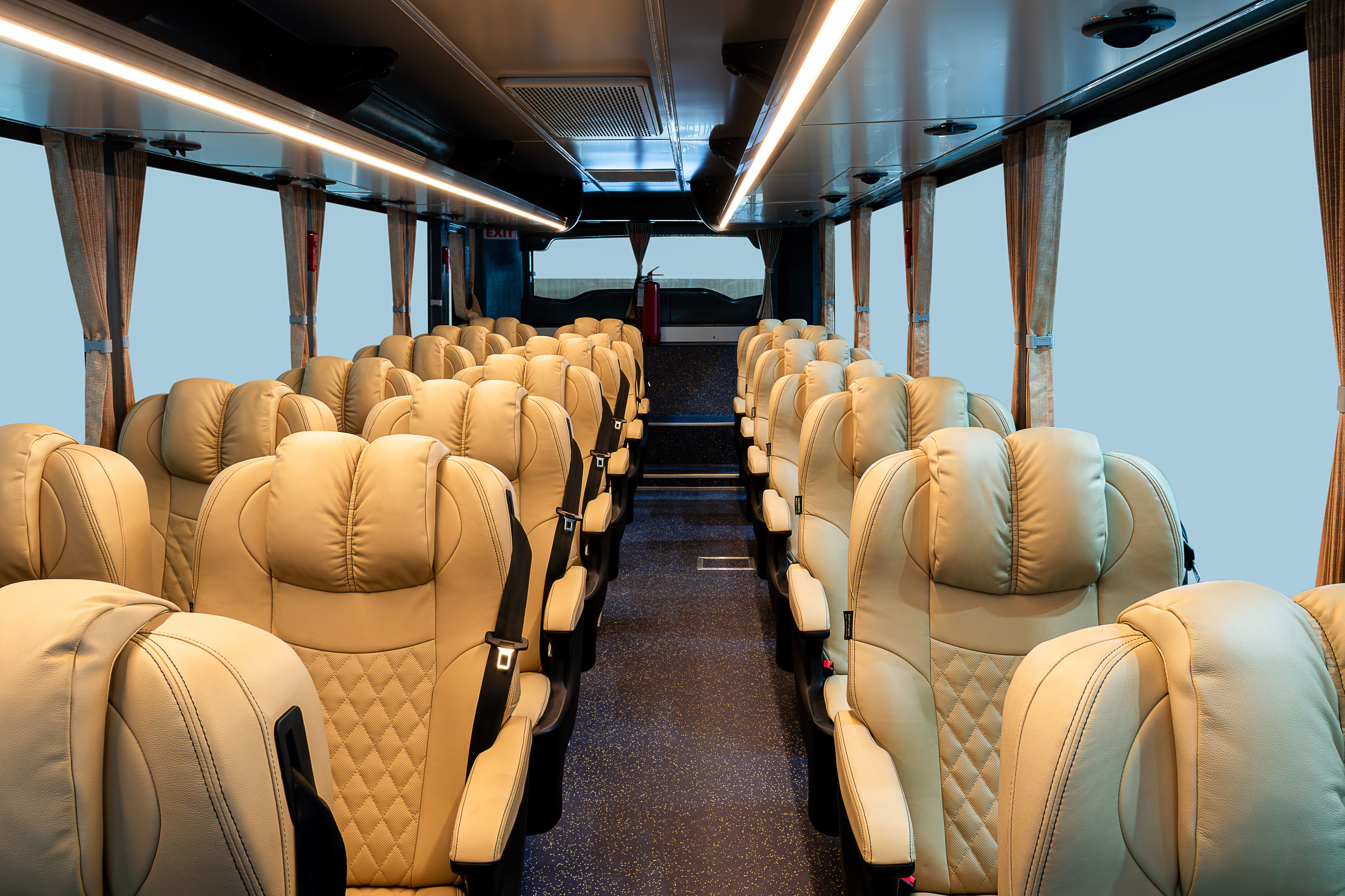 luxury bus interior