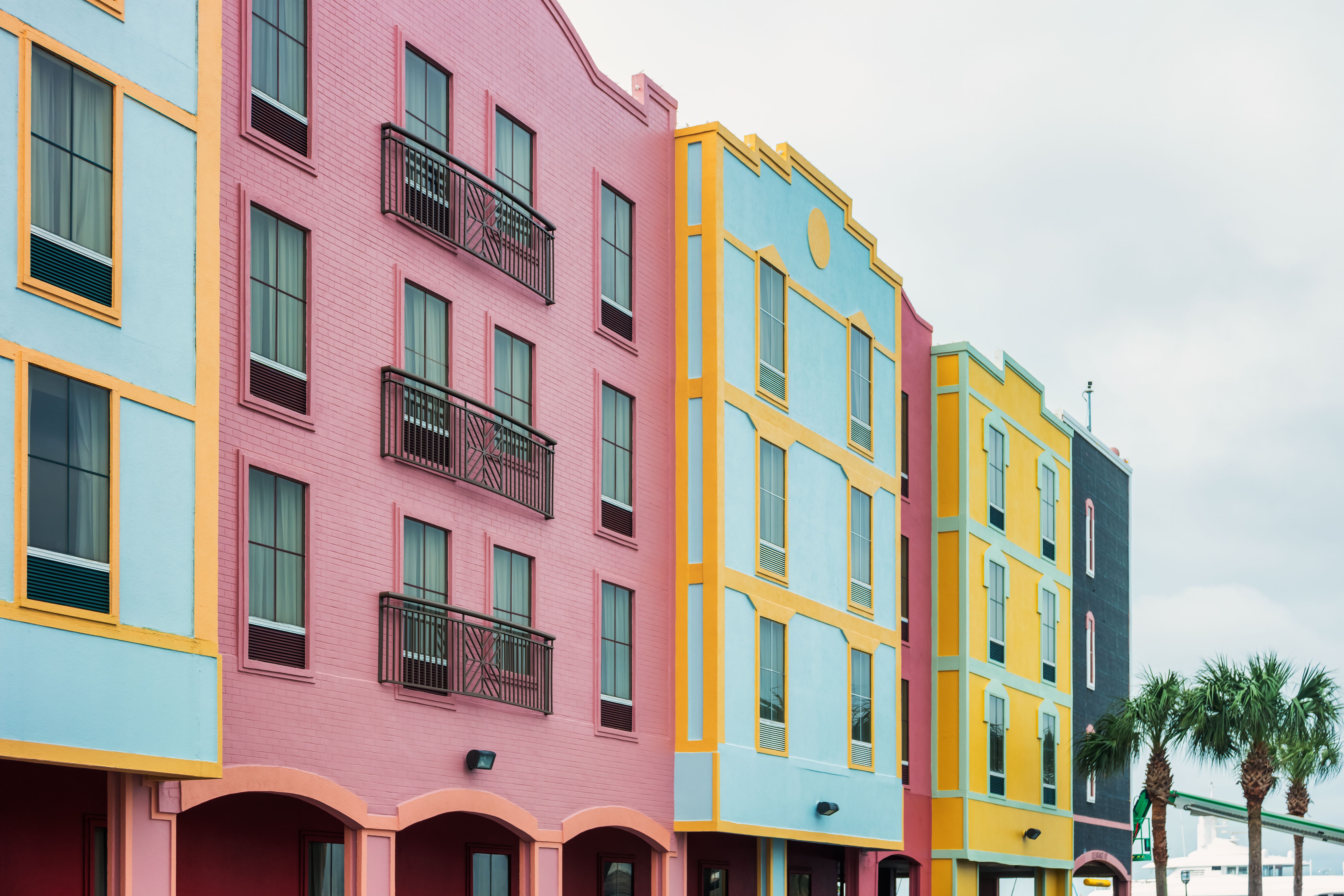 colorful buildings