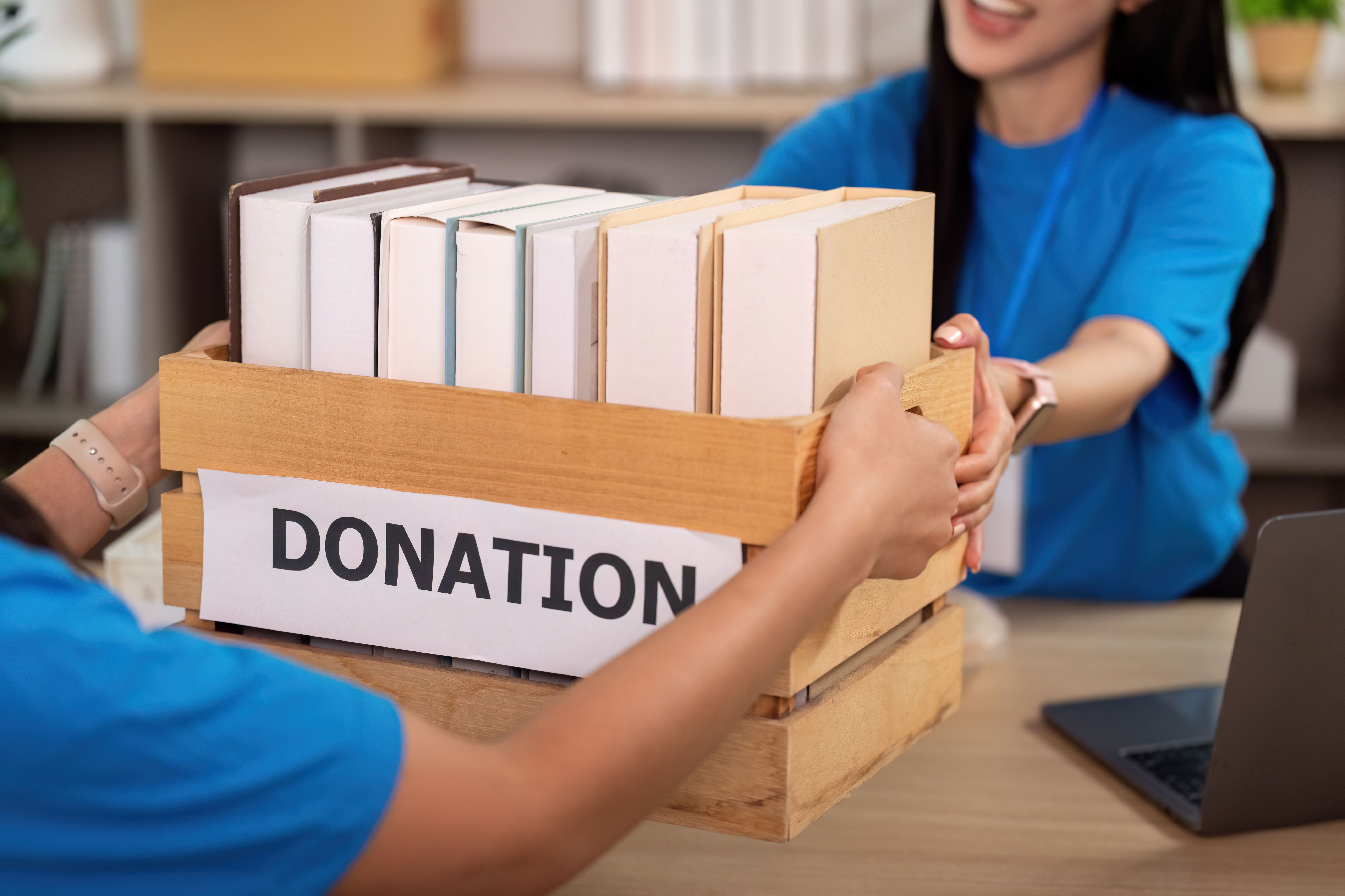 book donation event