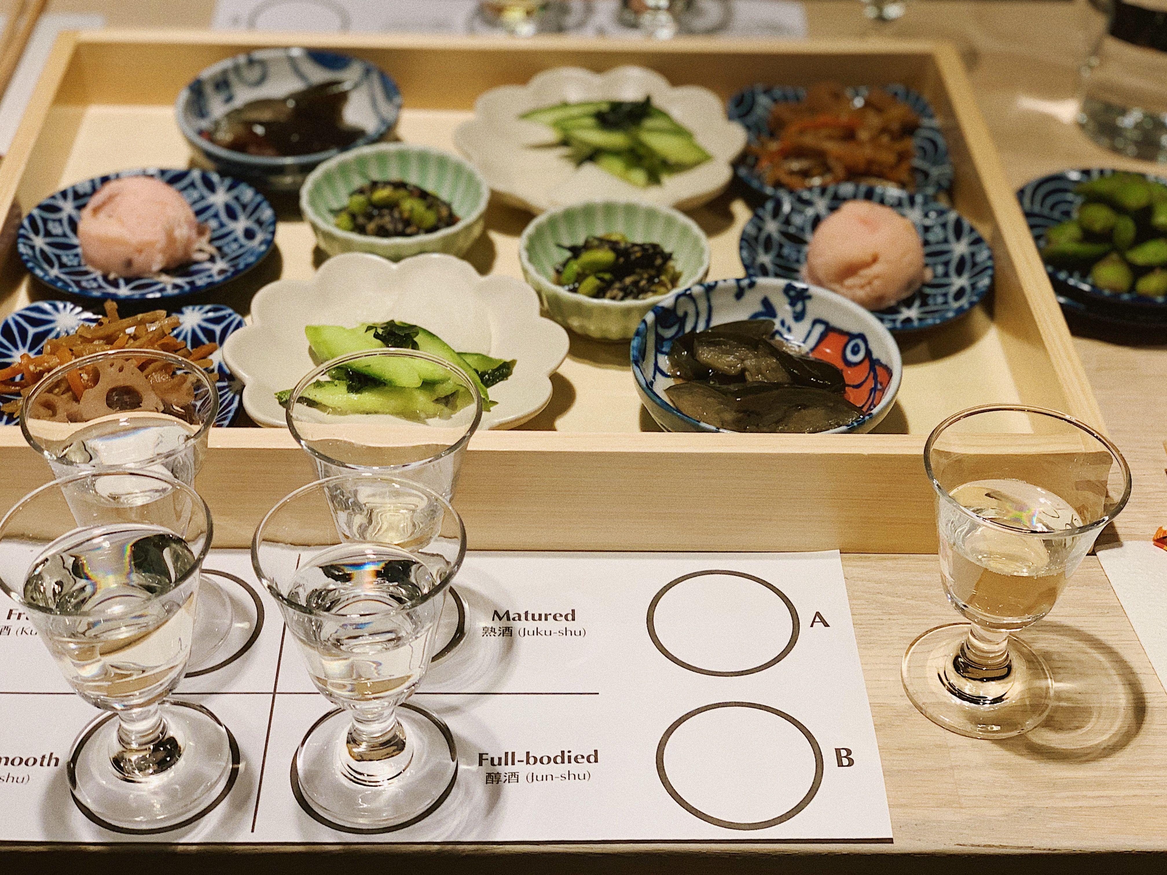 sake tasting