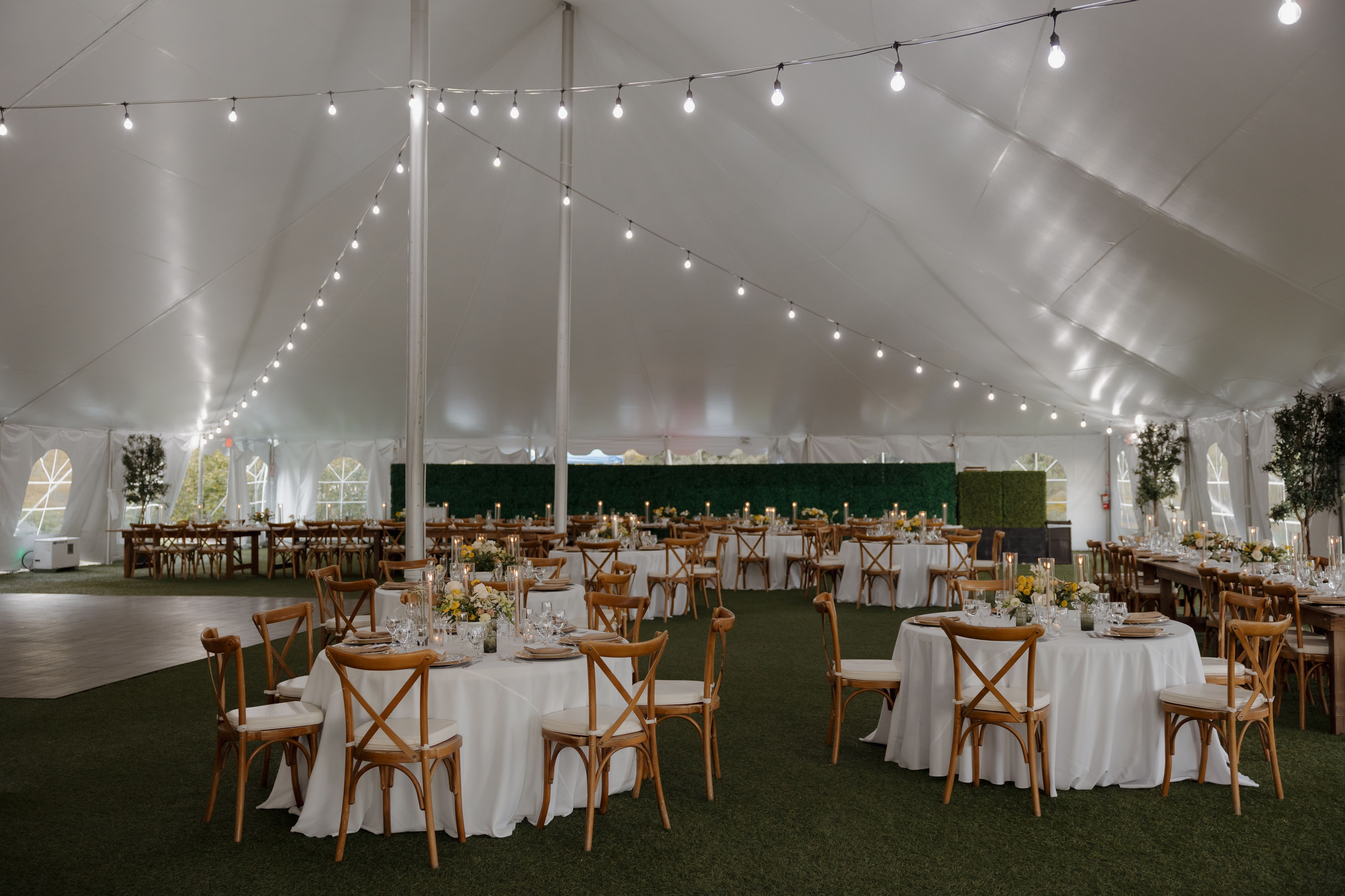 double decker wedding tent
