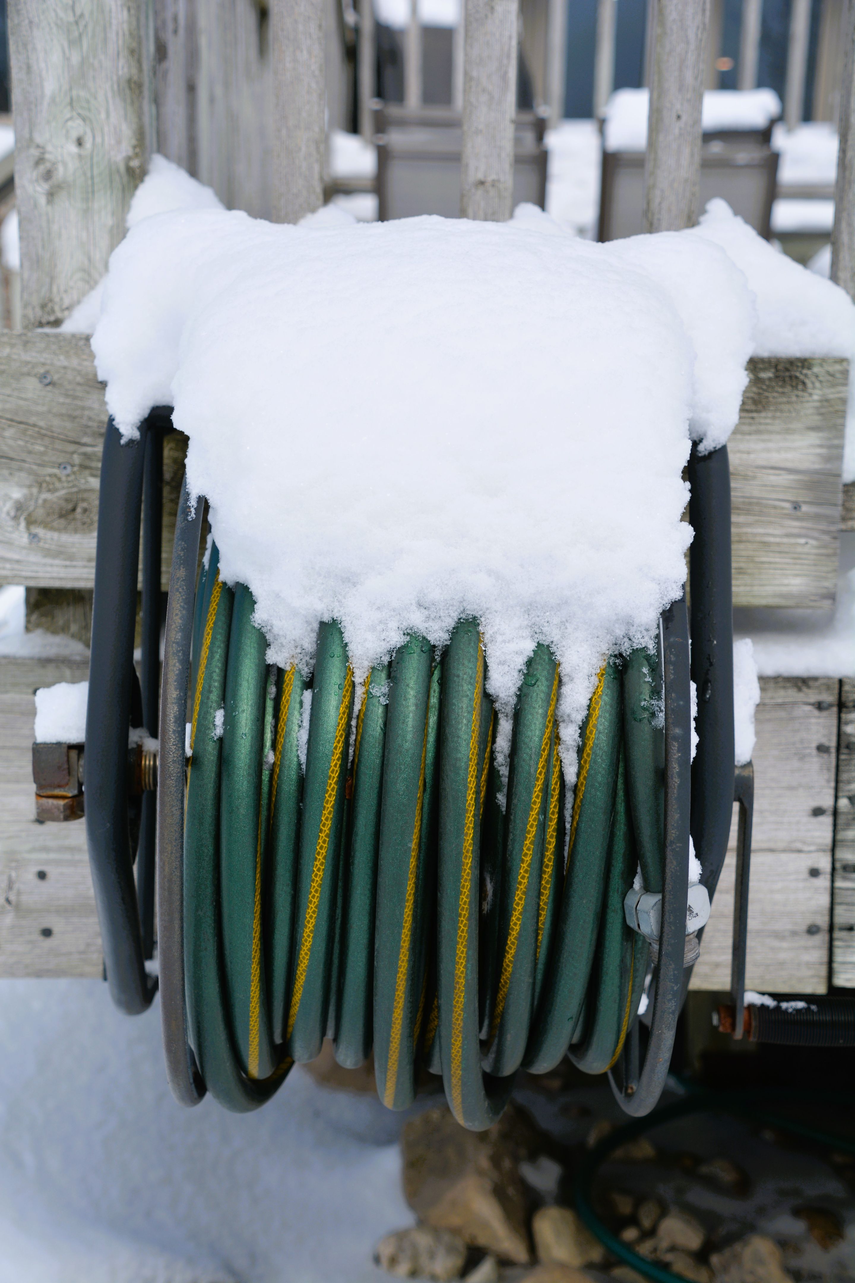 garden hose winter
