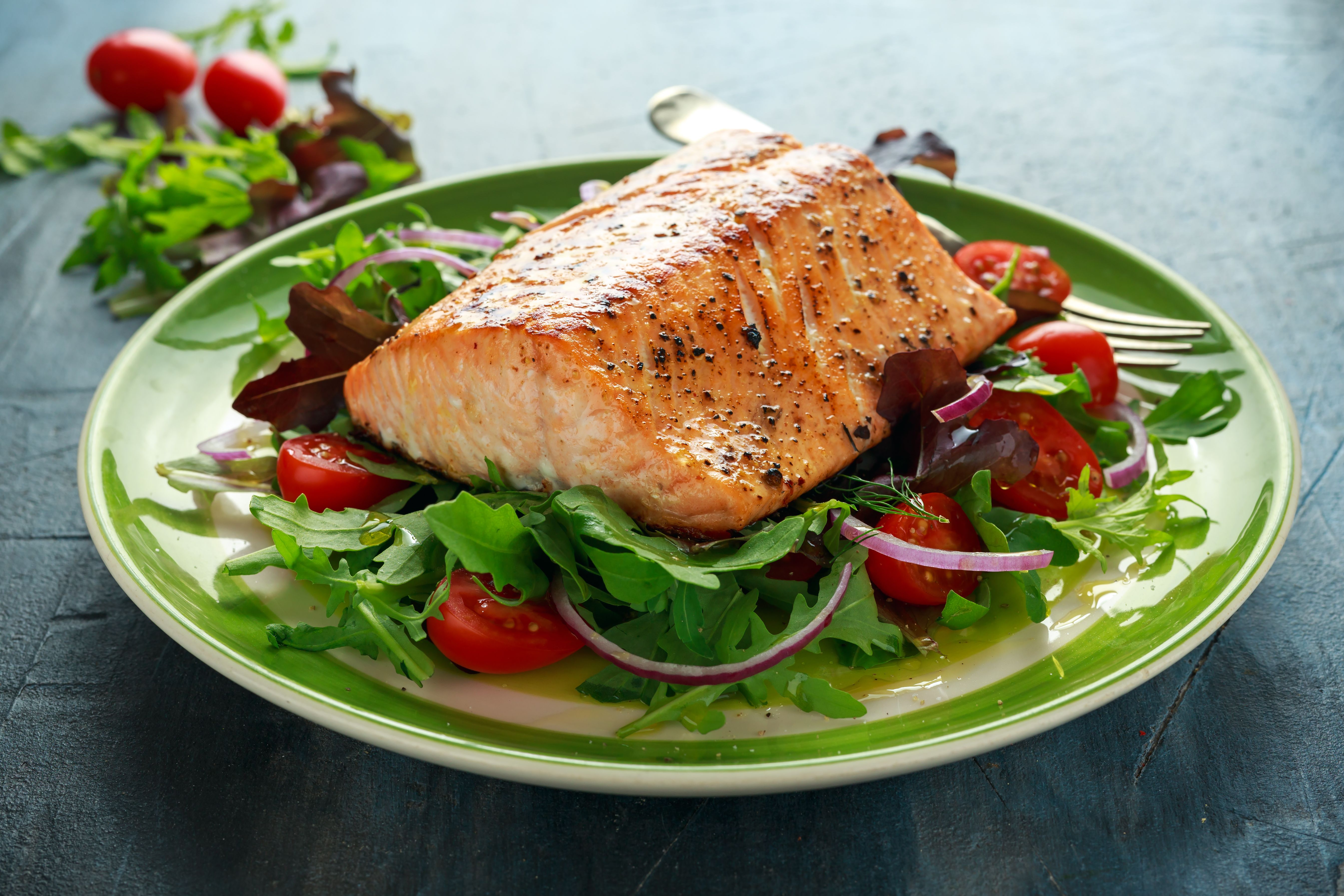salmon dish