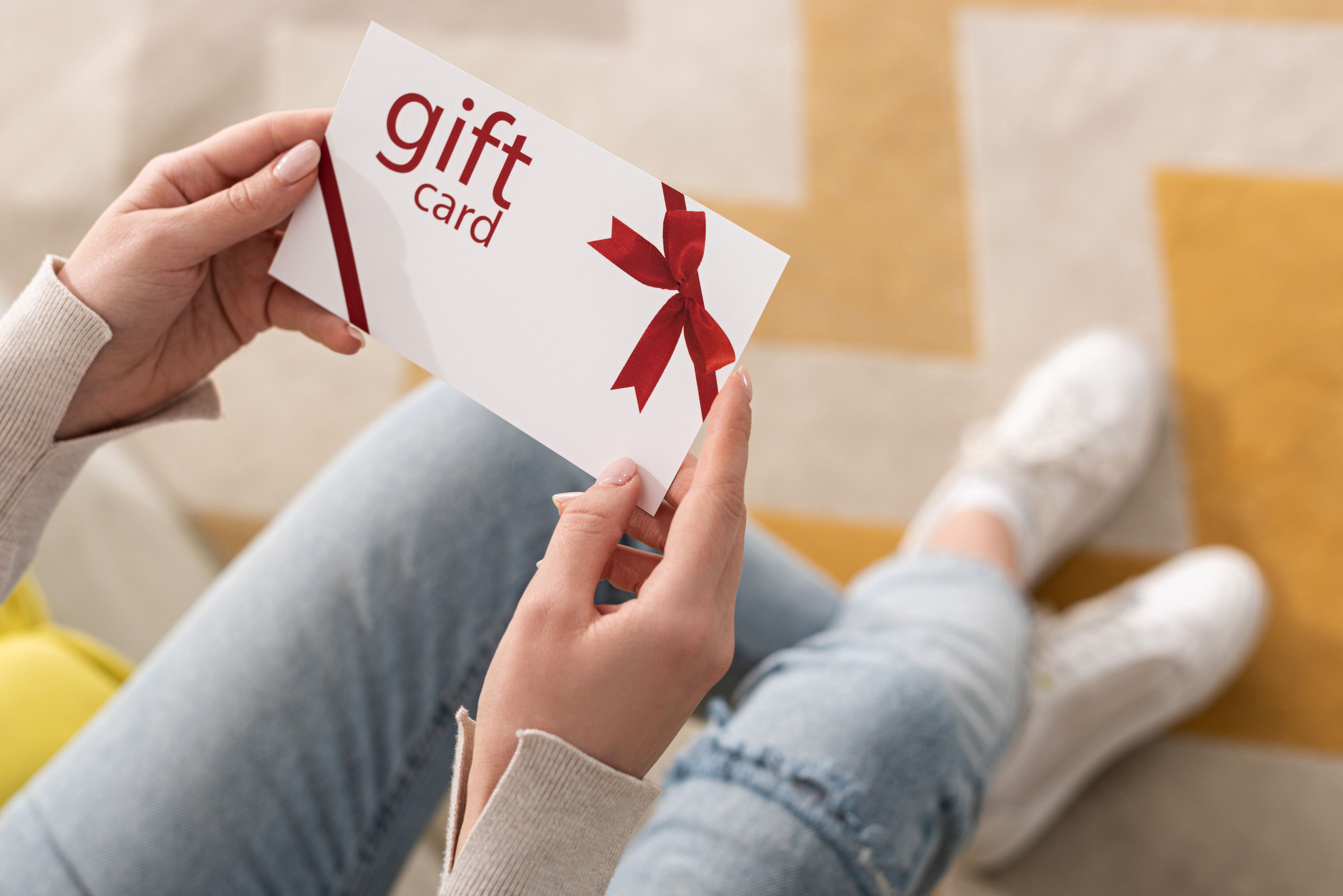 physical gift card
