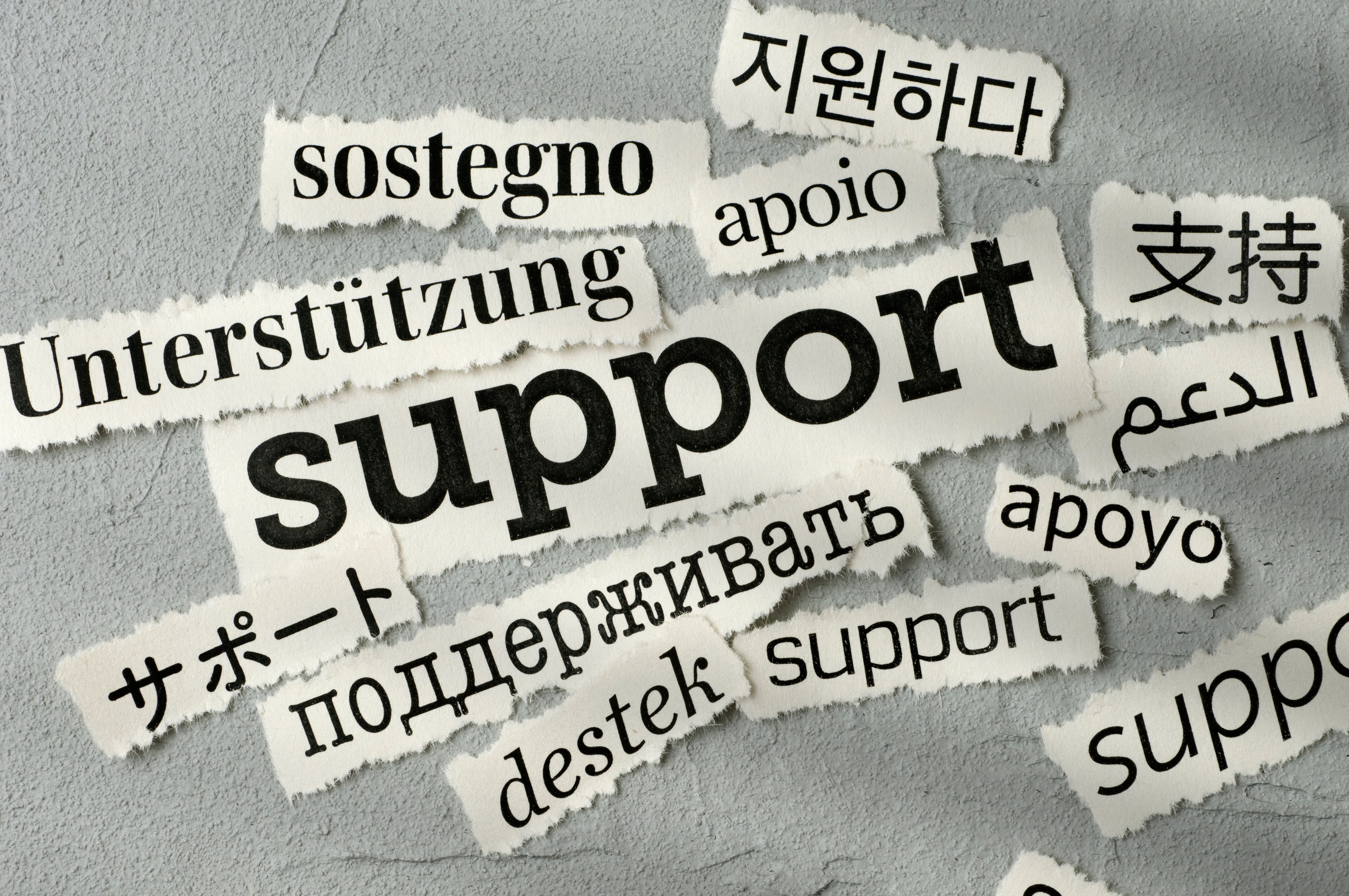 Multilingual: Support