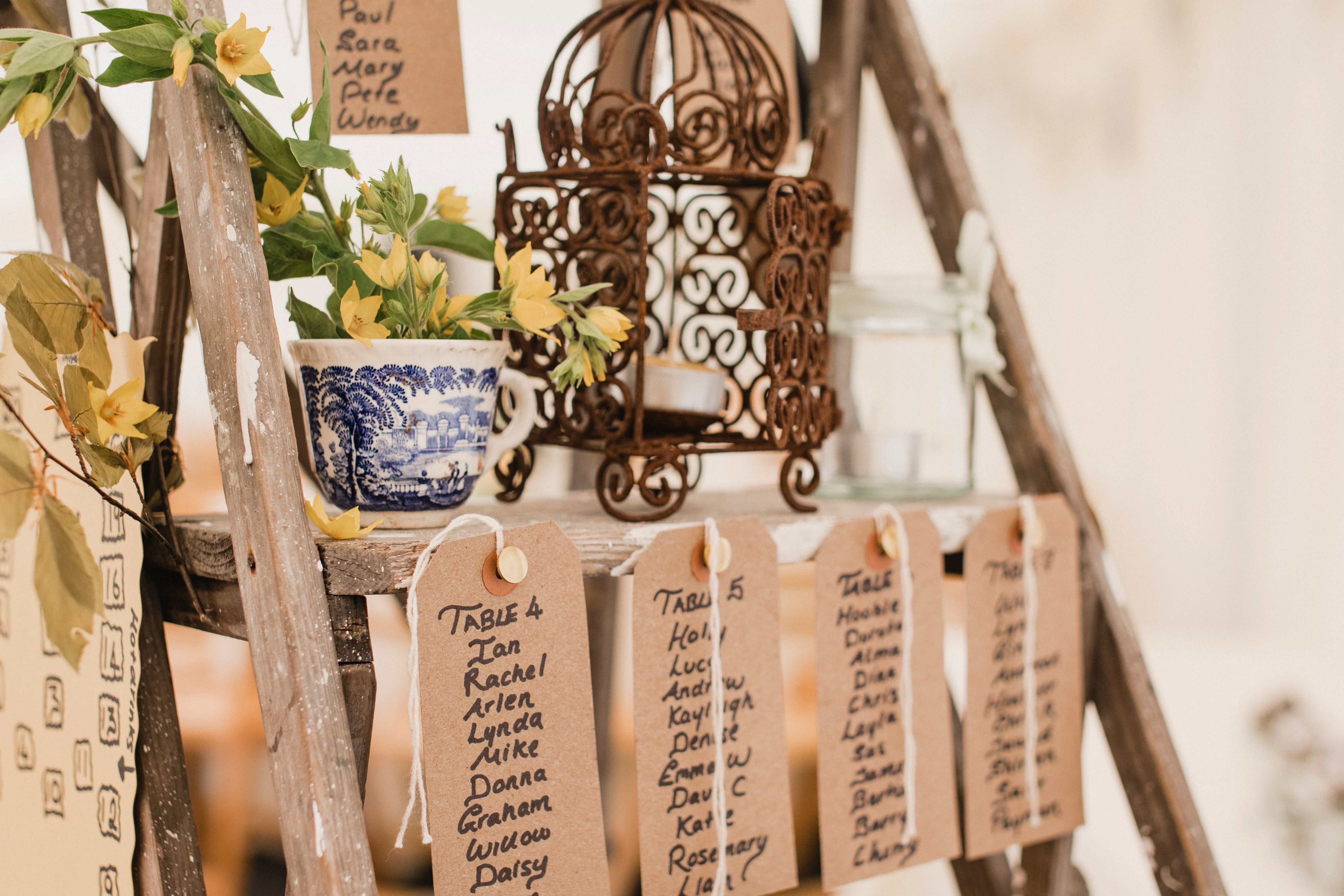 wedding seating chart