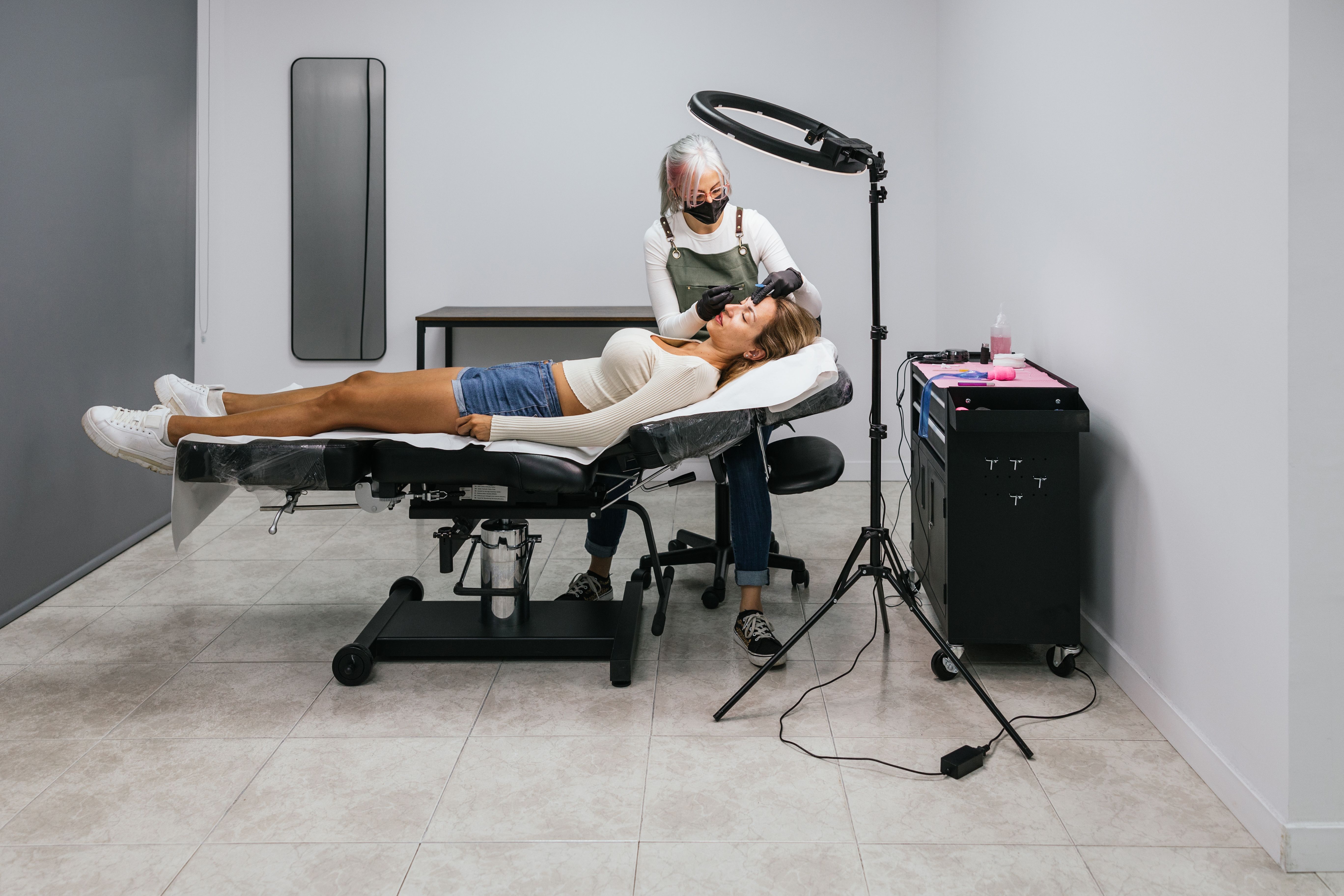 tattoo artist consultation