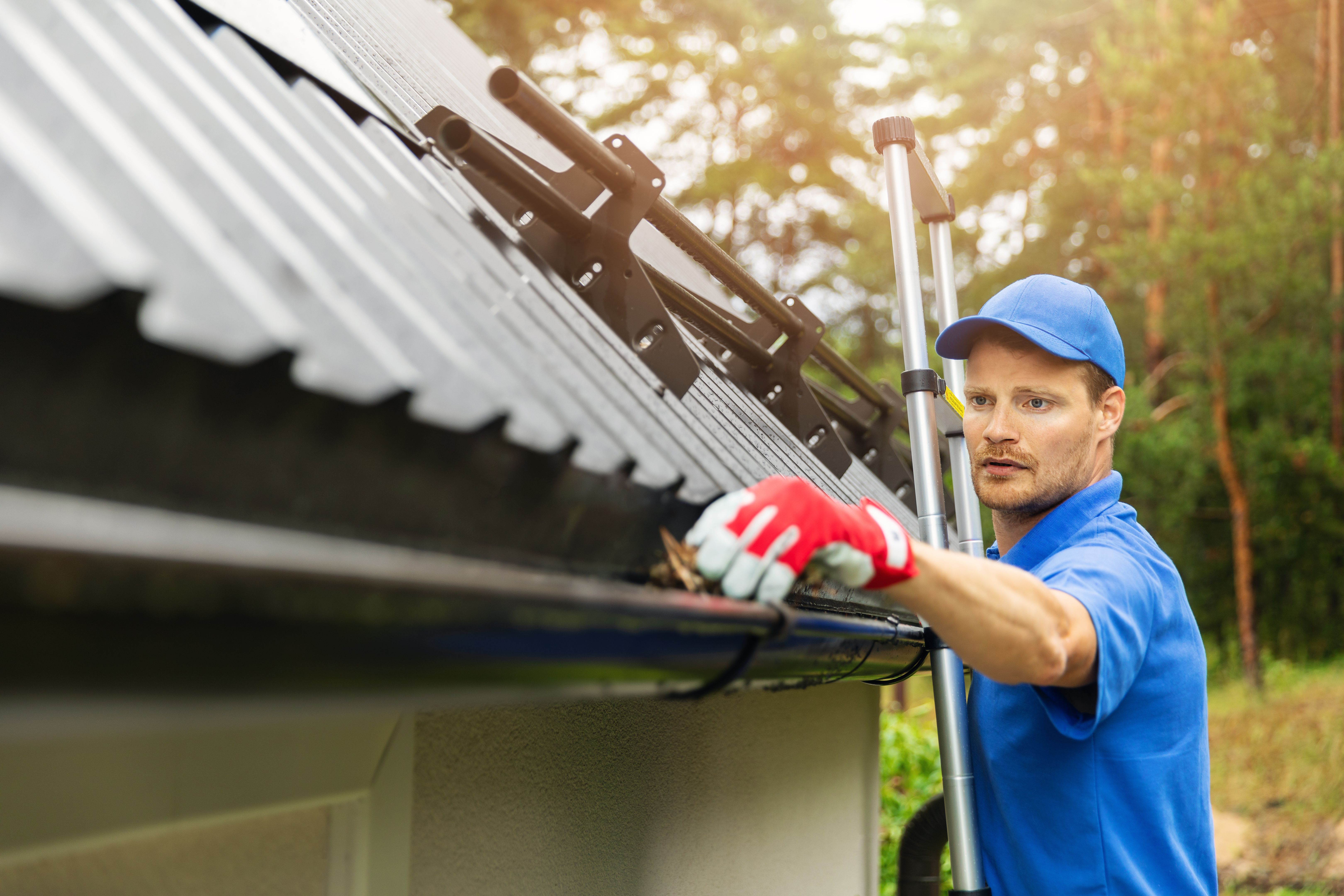 home gutter cleaning