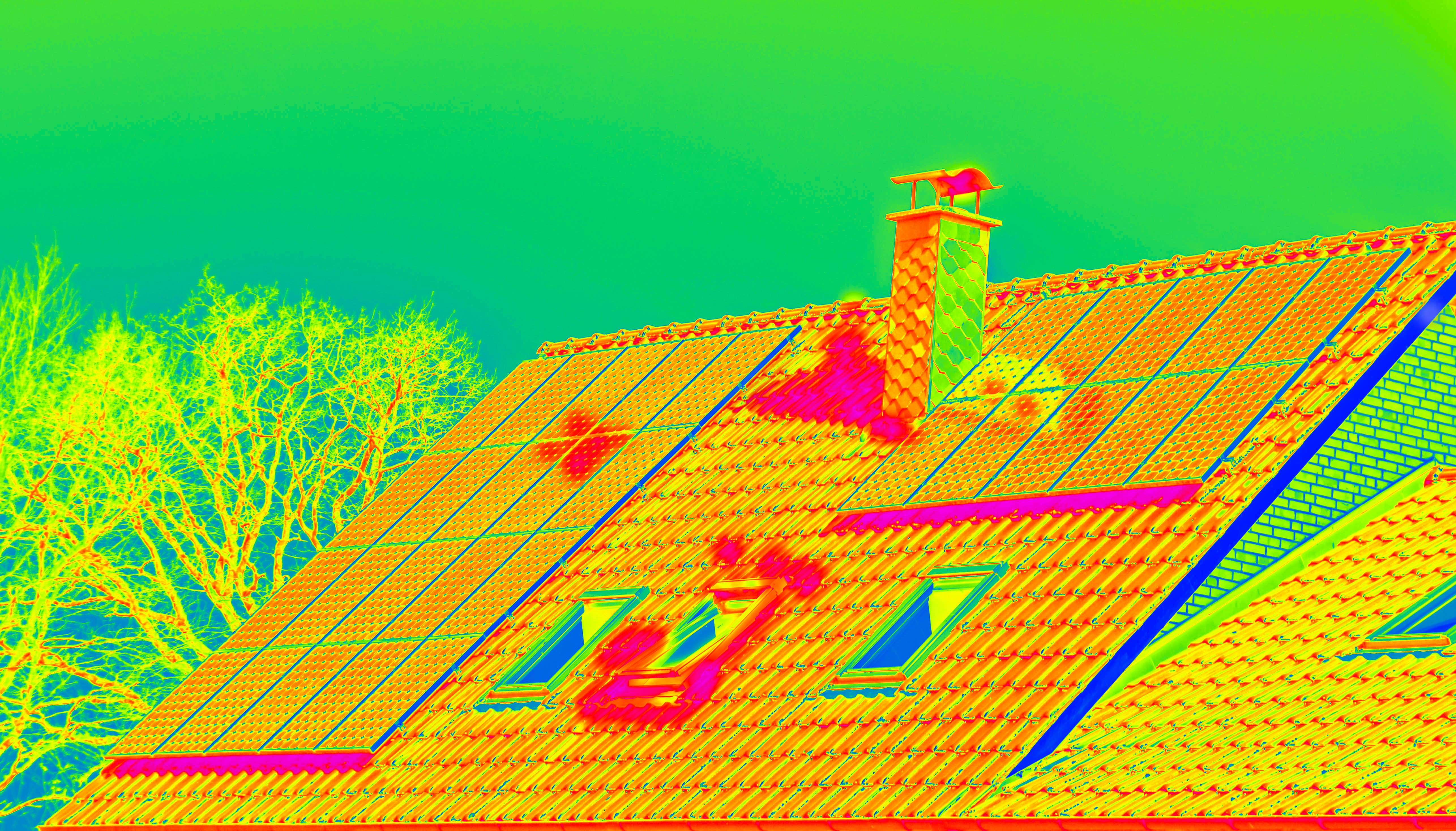 thermal camera solar panels