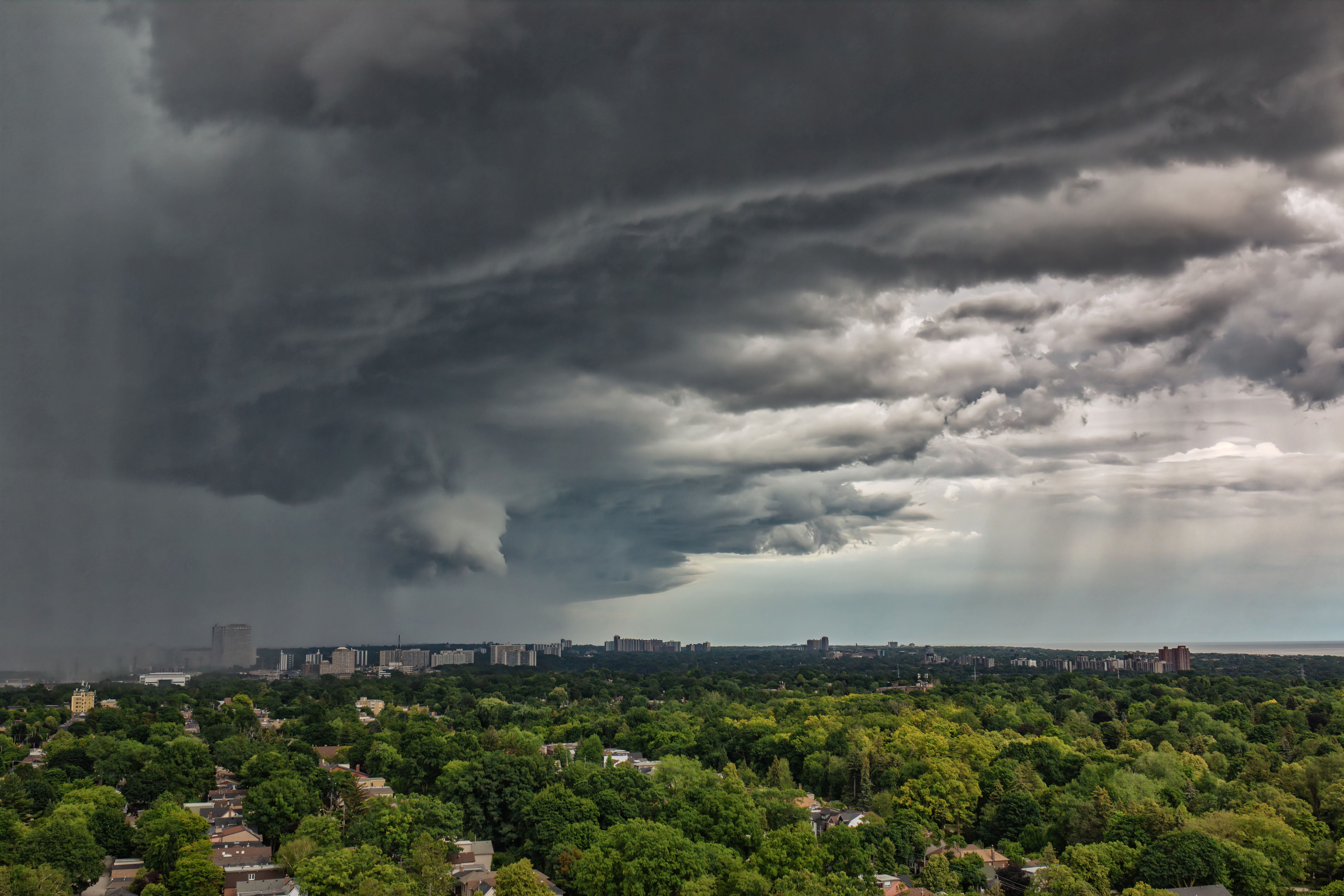 Stormy Sky with Wall Clouds