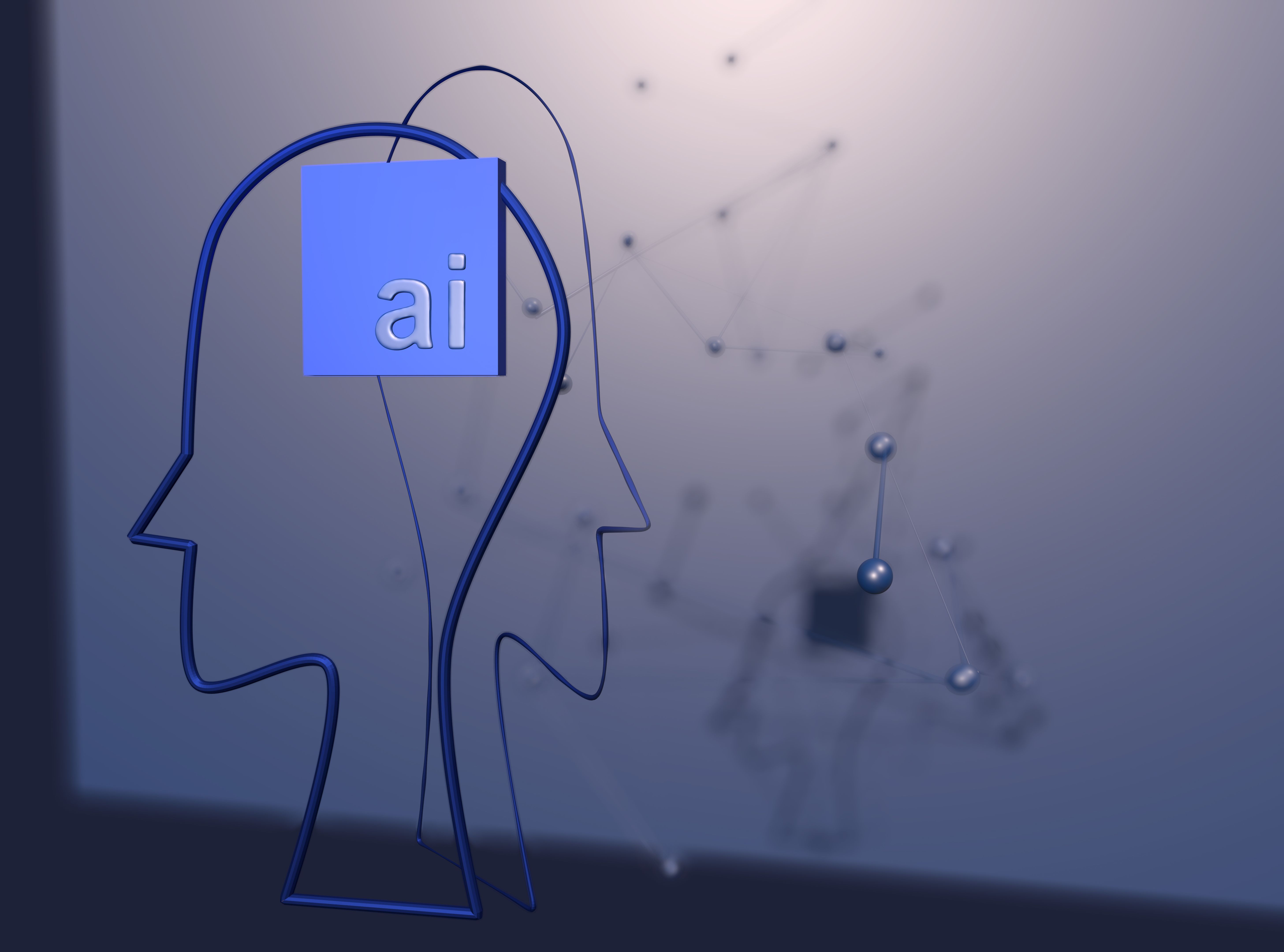 human brain on technology background represent artificial intelligence and cyber space concept human brain on technology background represent artificial intelligence and cyber space concept