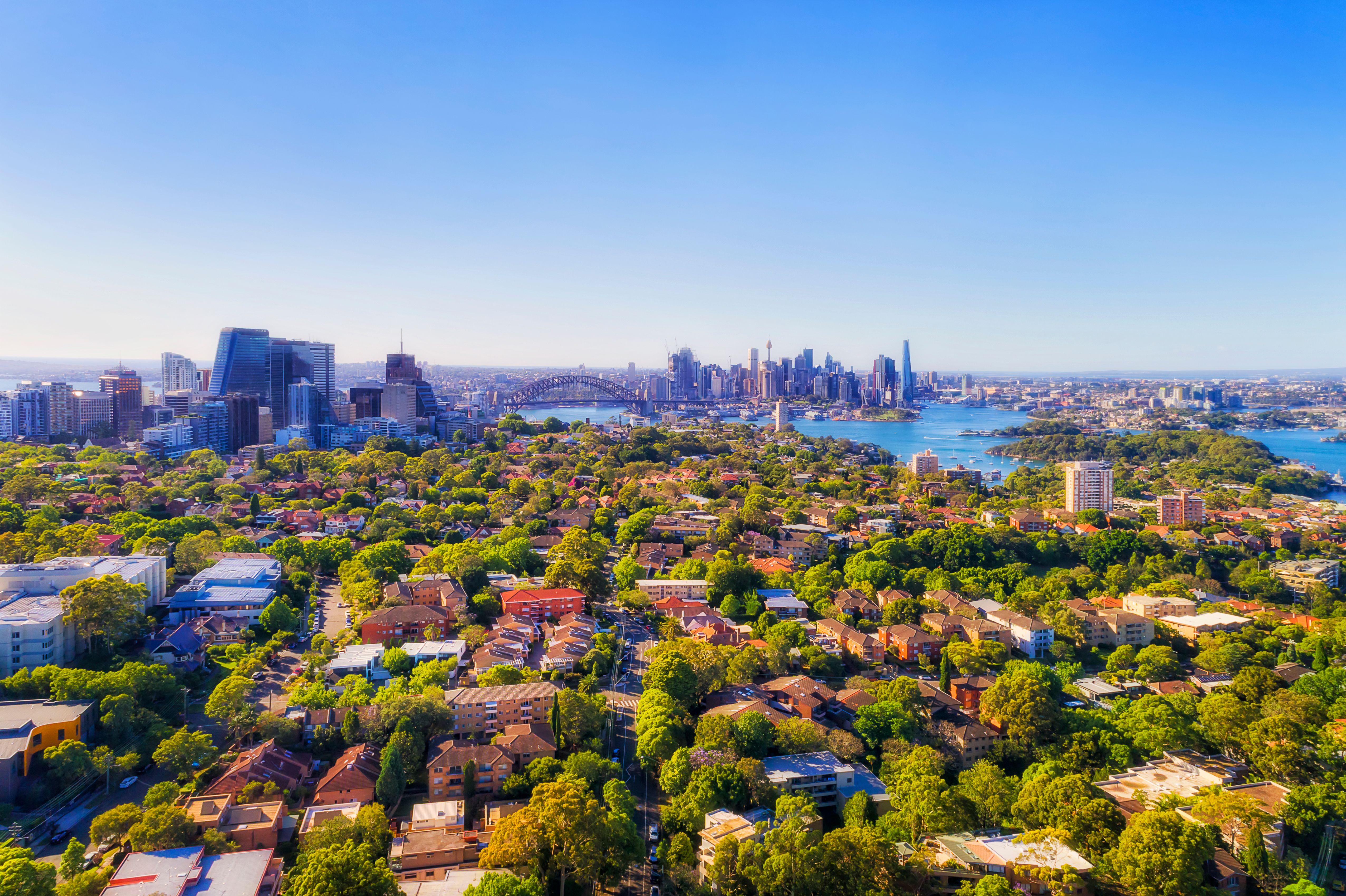 Australian city neighborhood