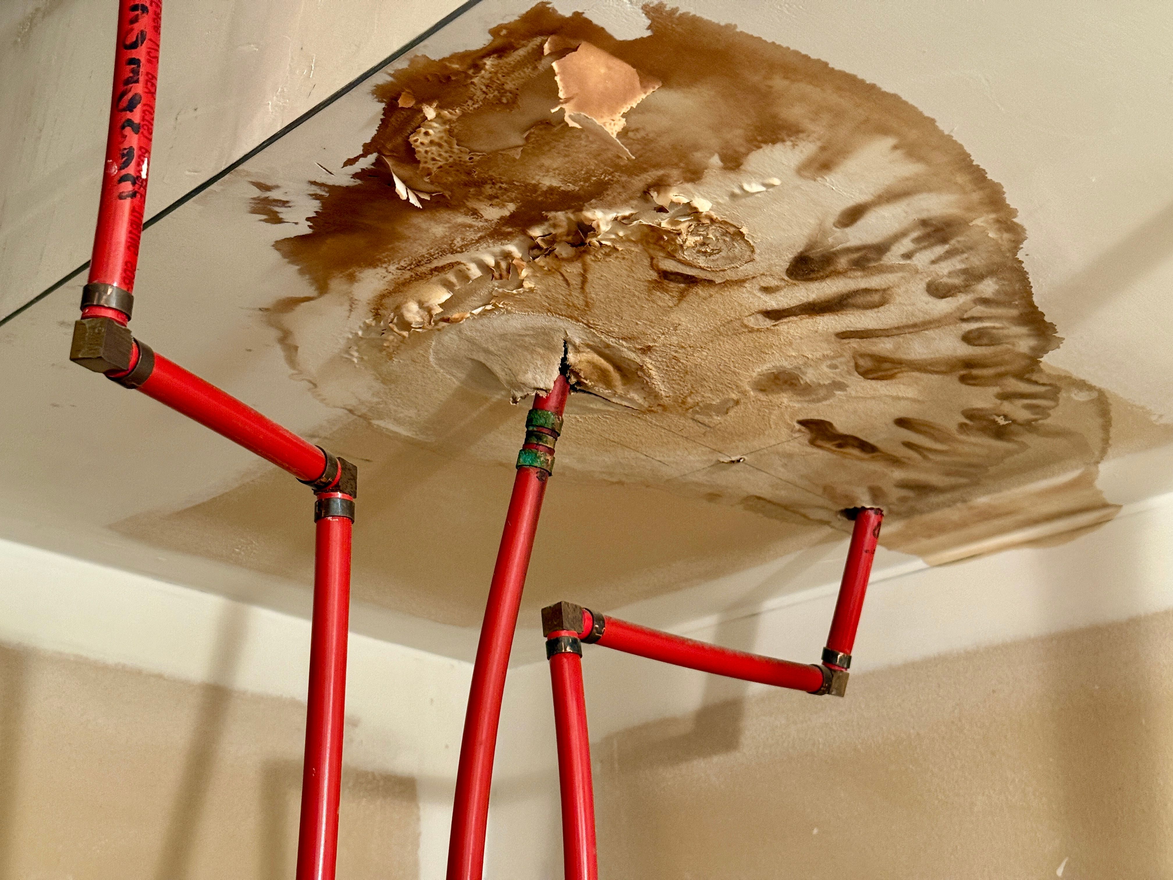 water damage ceiling