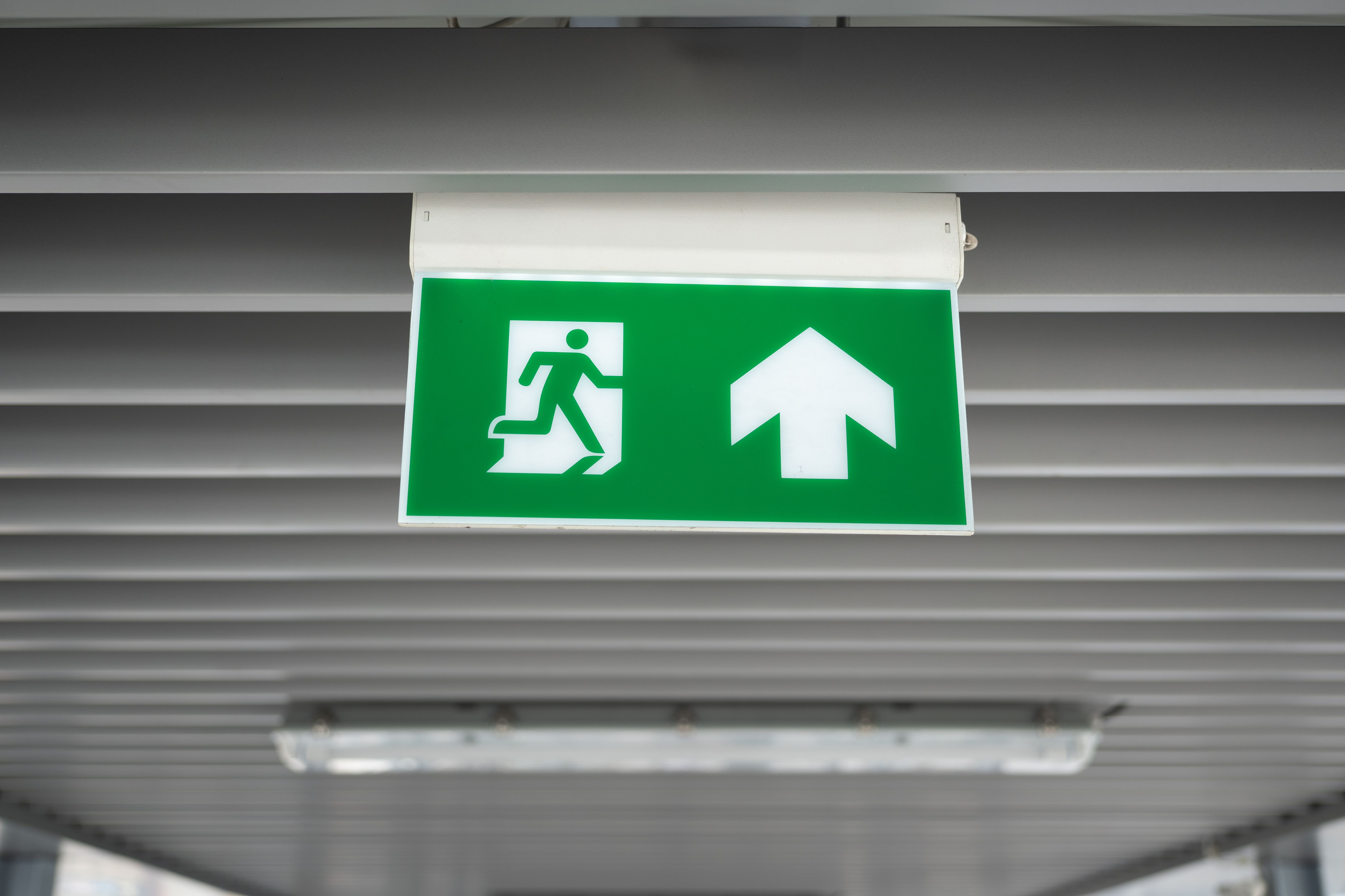 emergency exit sign