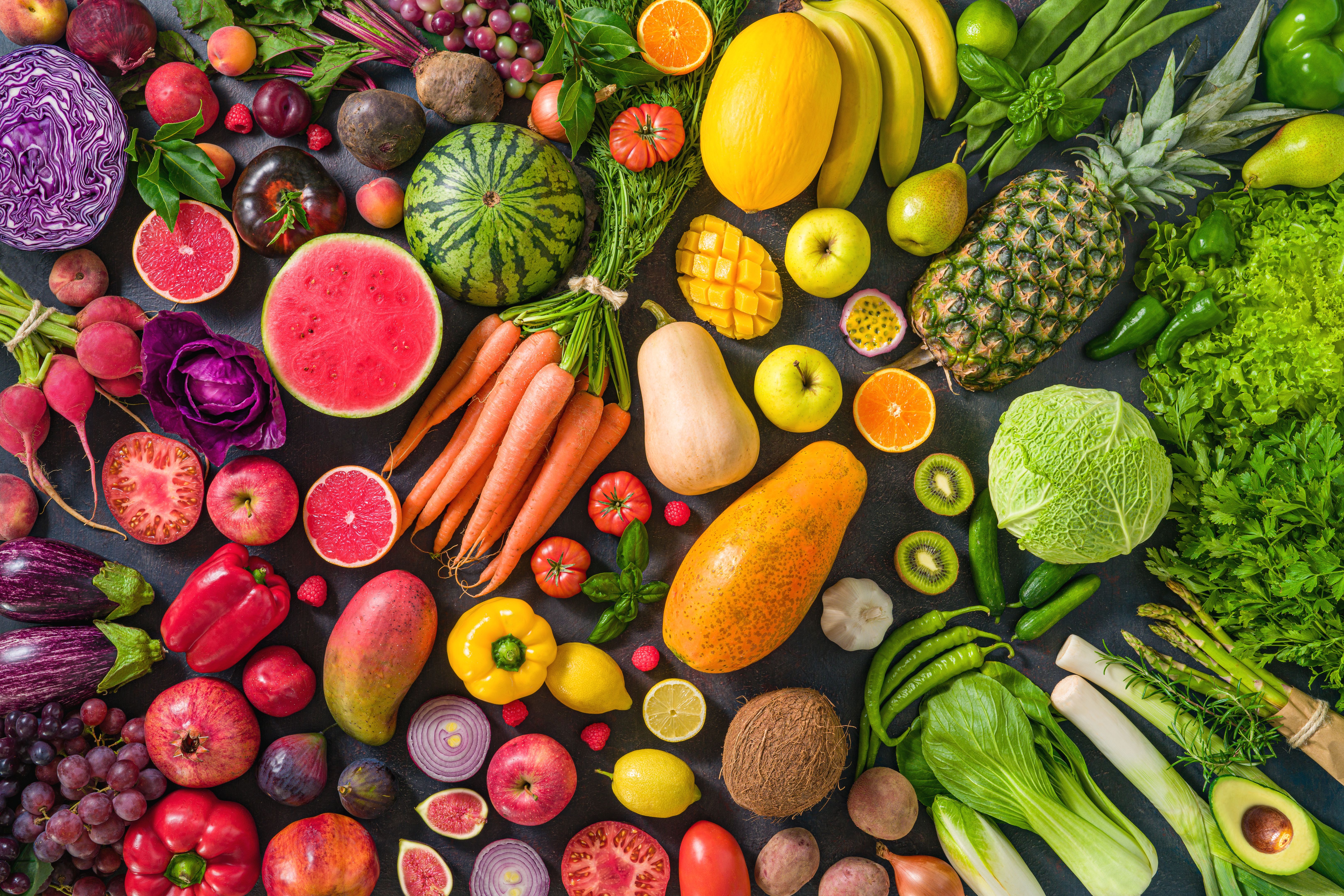 fresh fruits vegetables