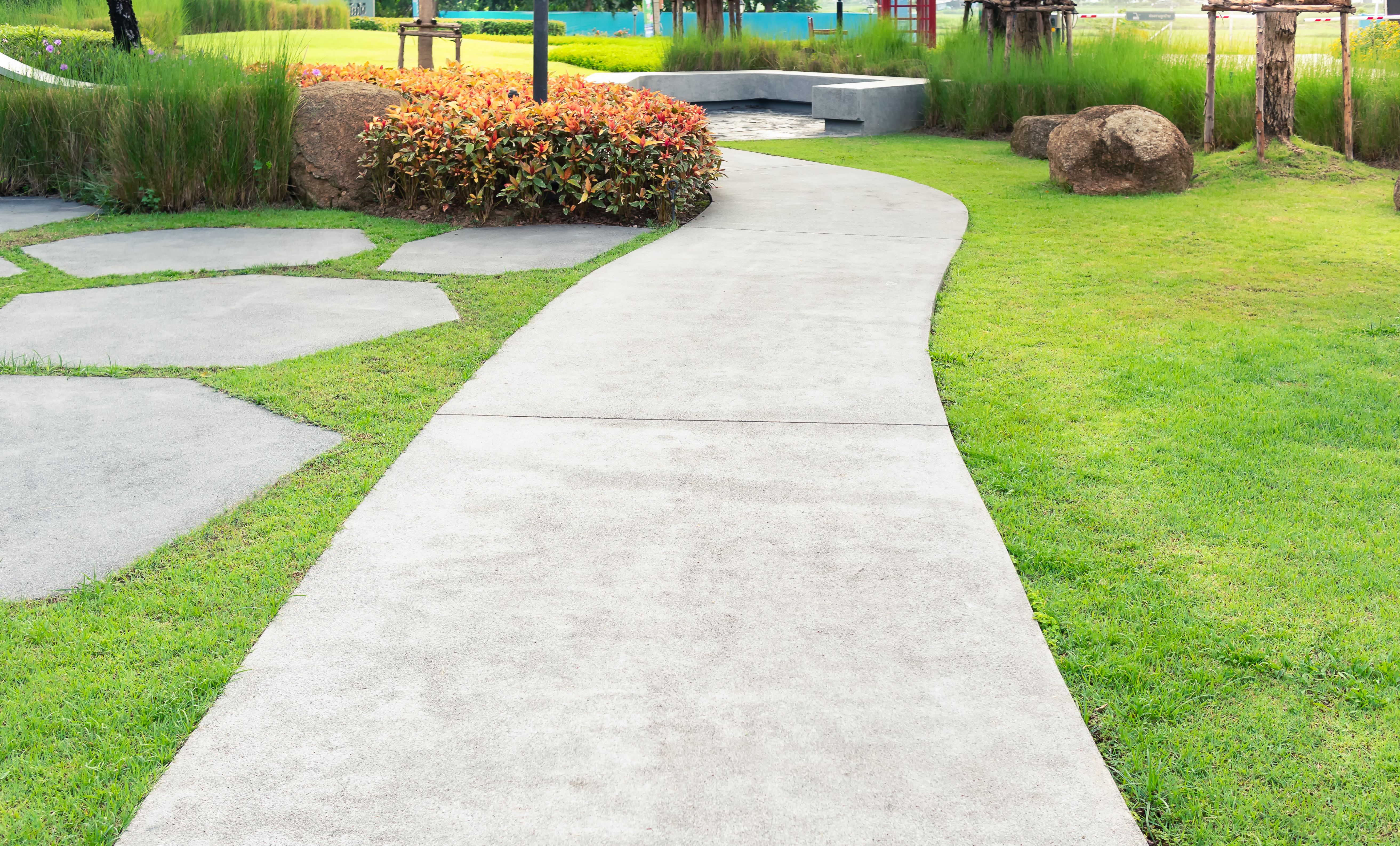 concrete path