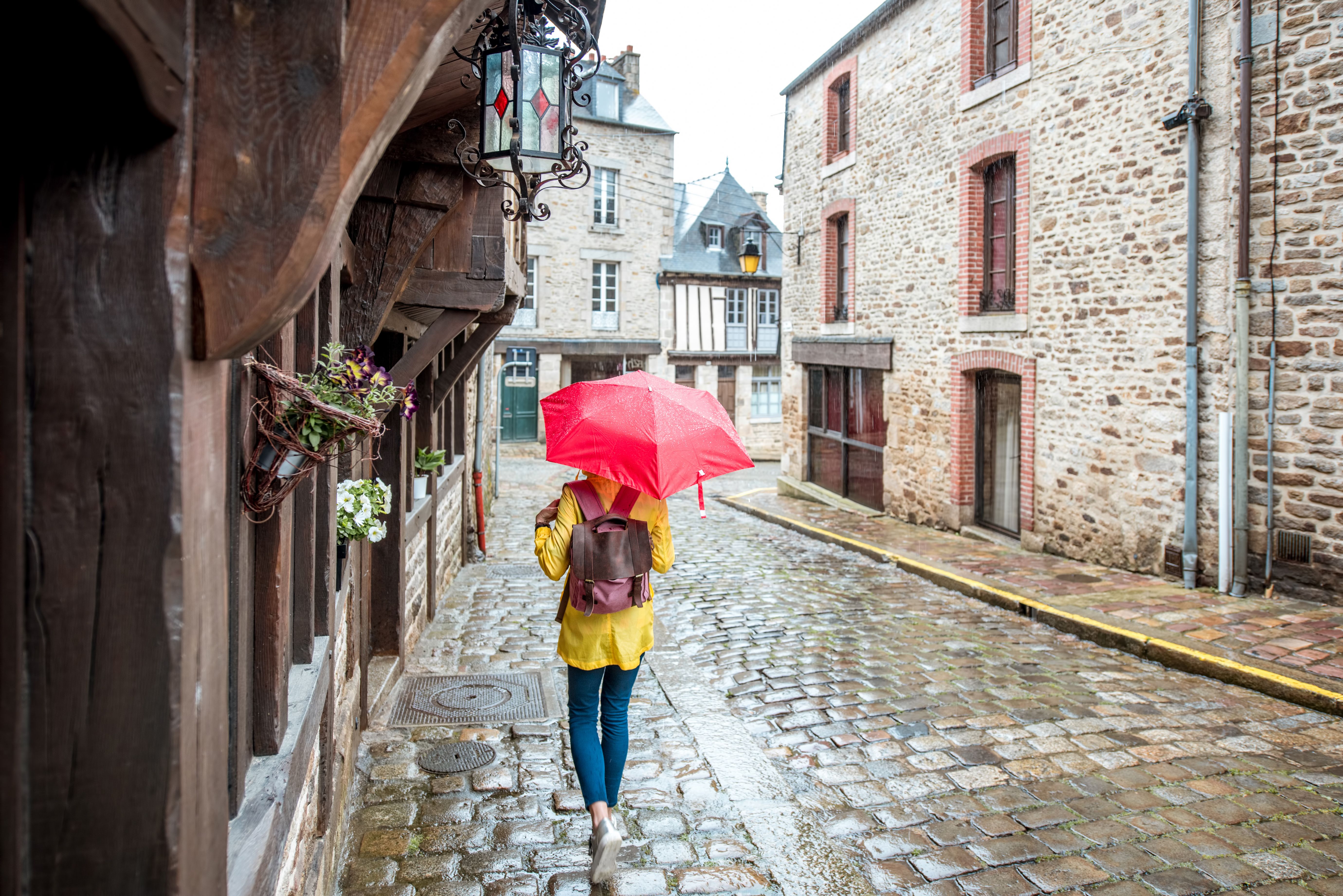 rainy day Brittany