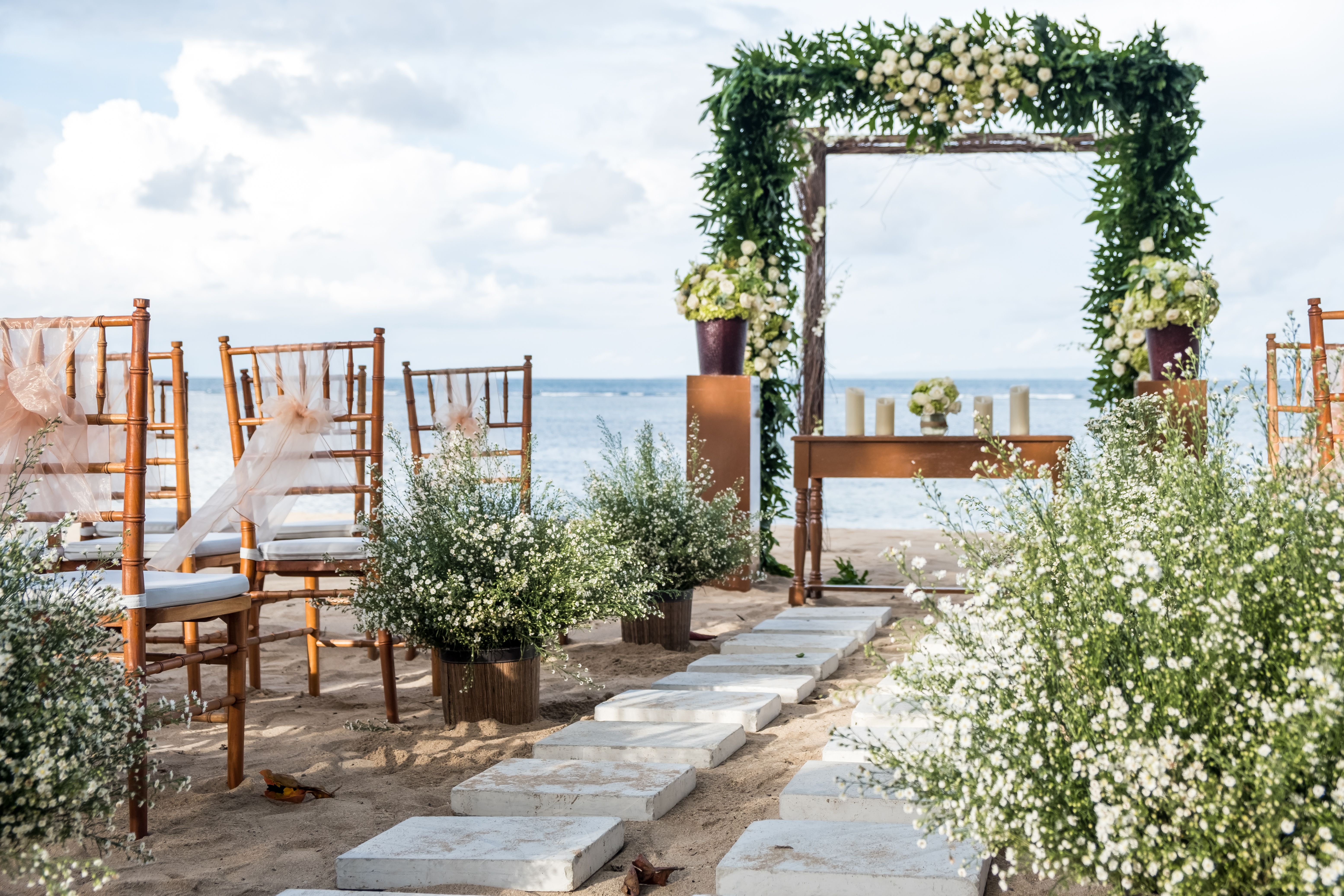 tropical wedding