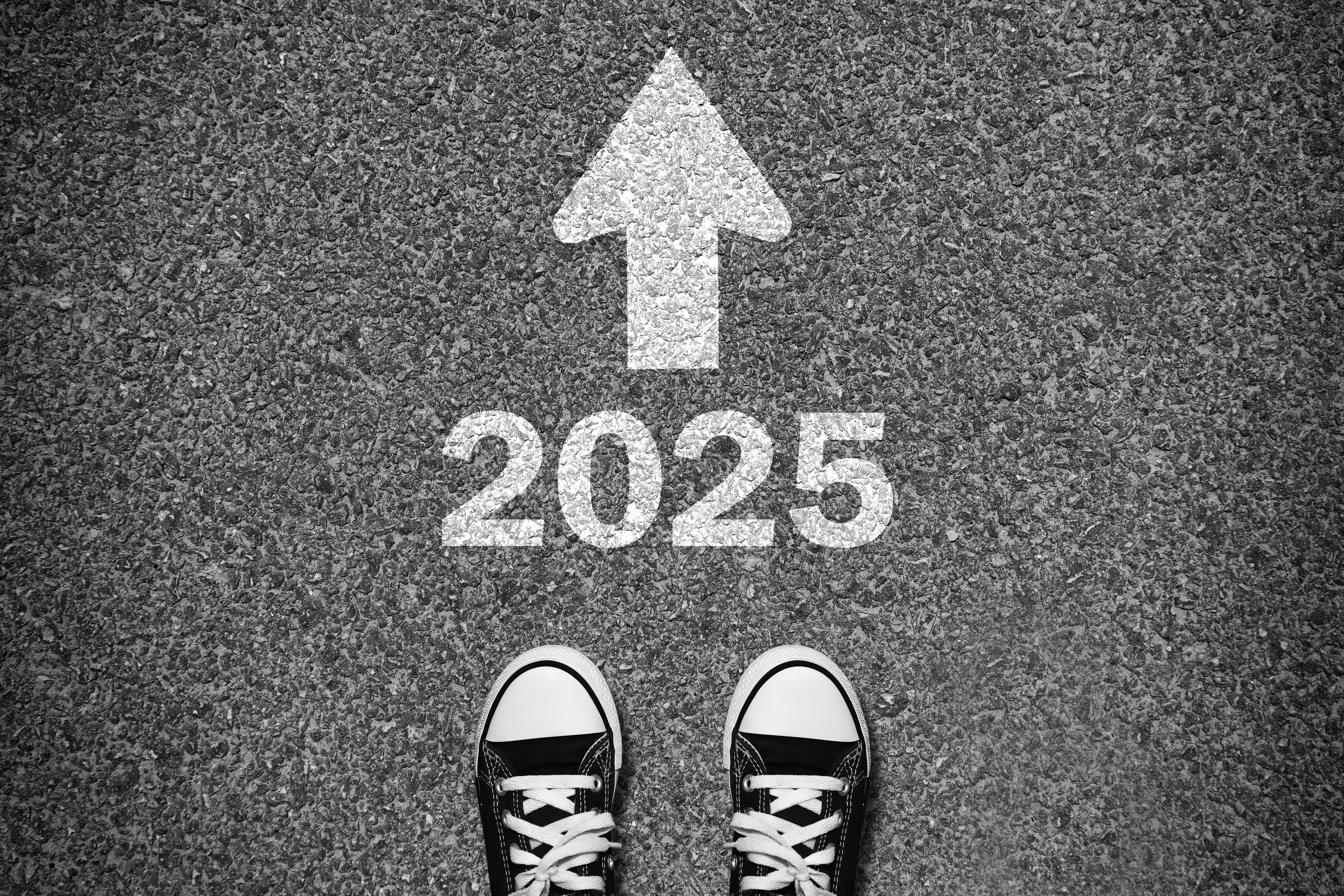 New year 2025 start journey