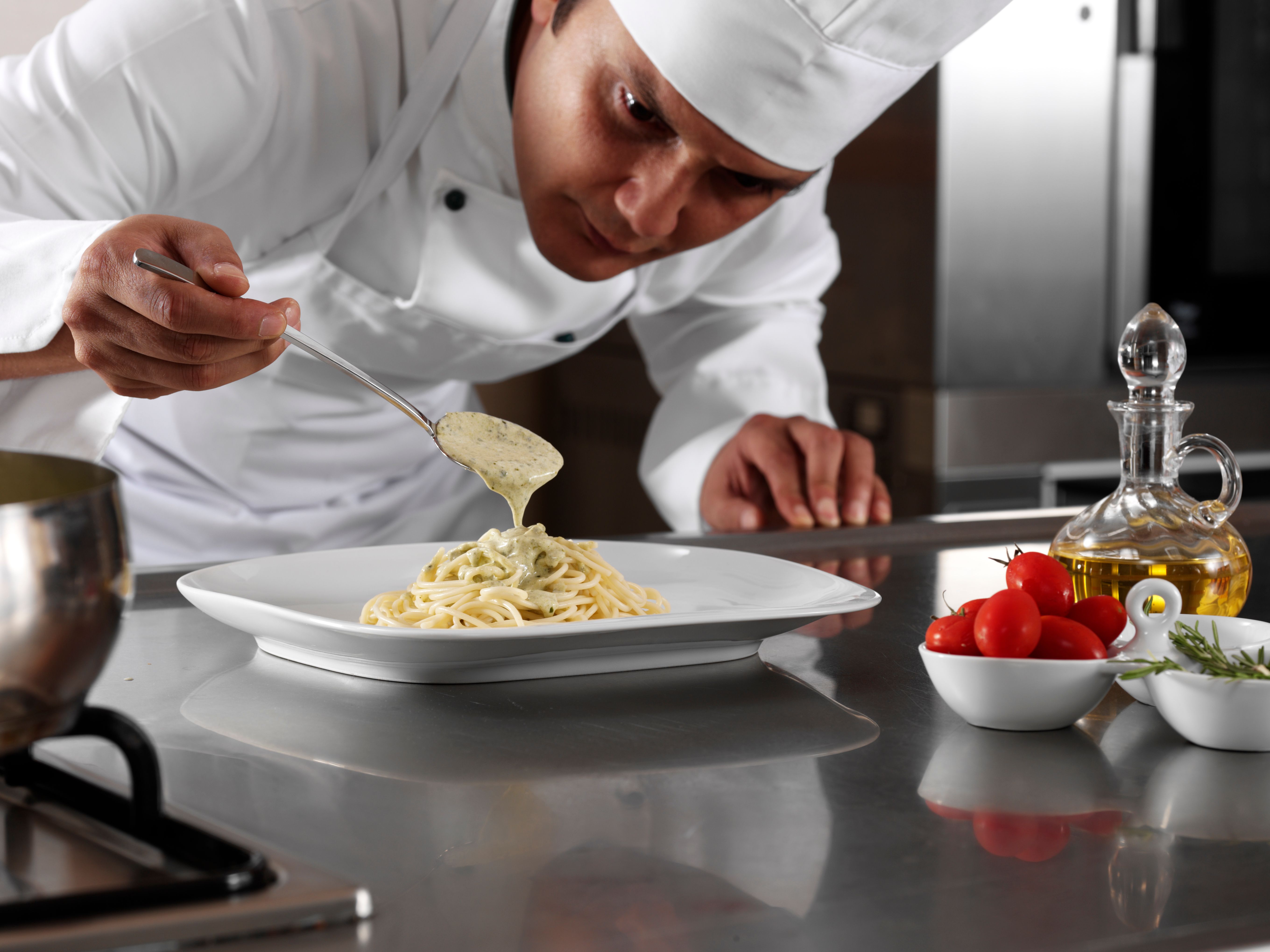 plated pasta