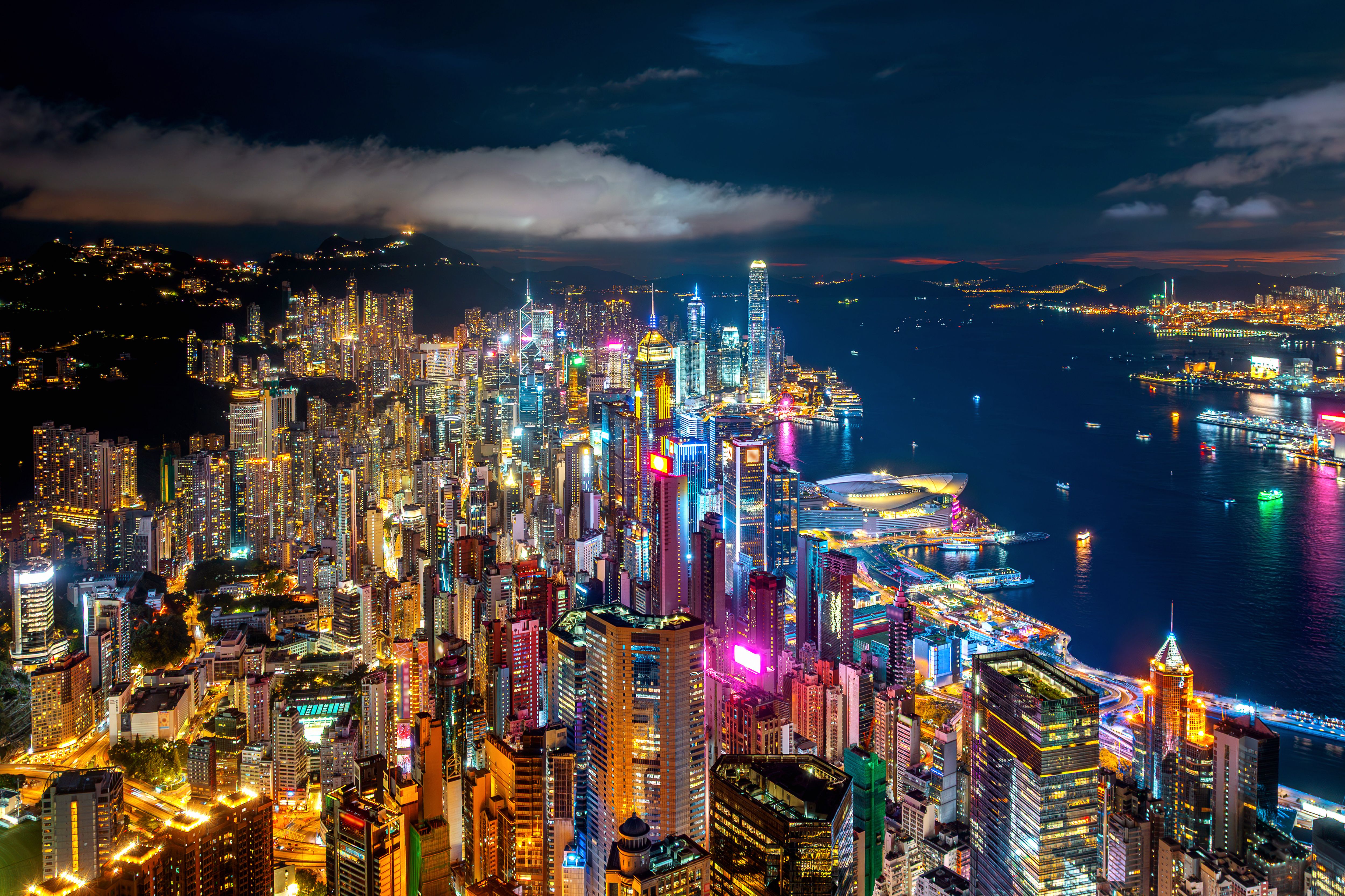 hong kong skyline