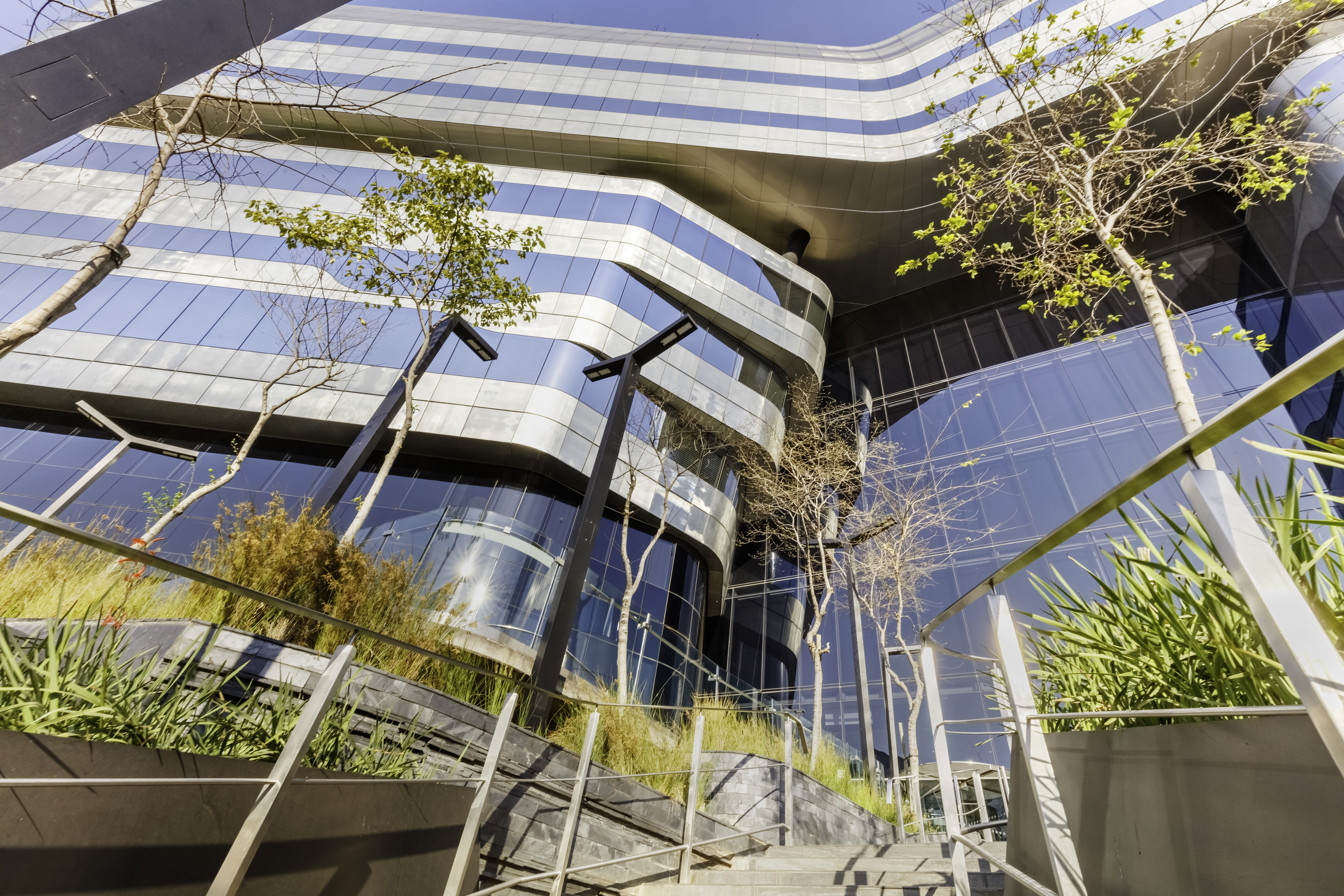 Office Building with Gardens Office Building with Gardens