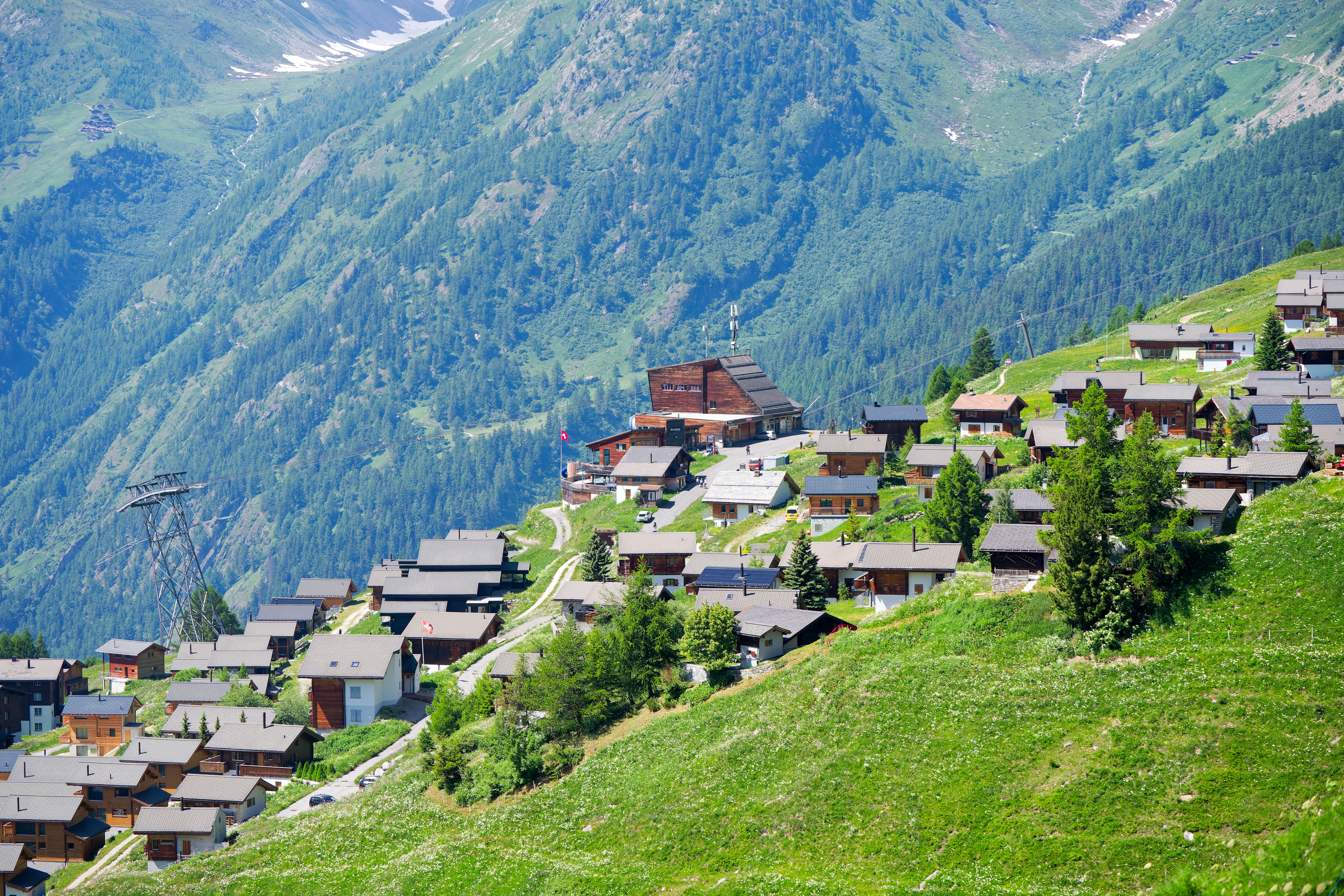 swiss alps house