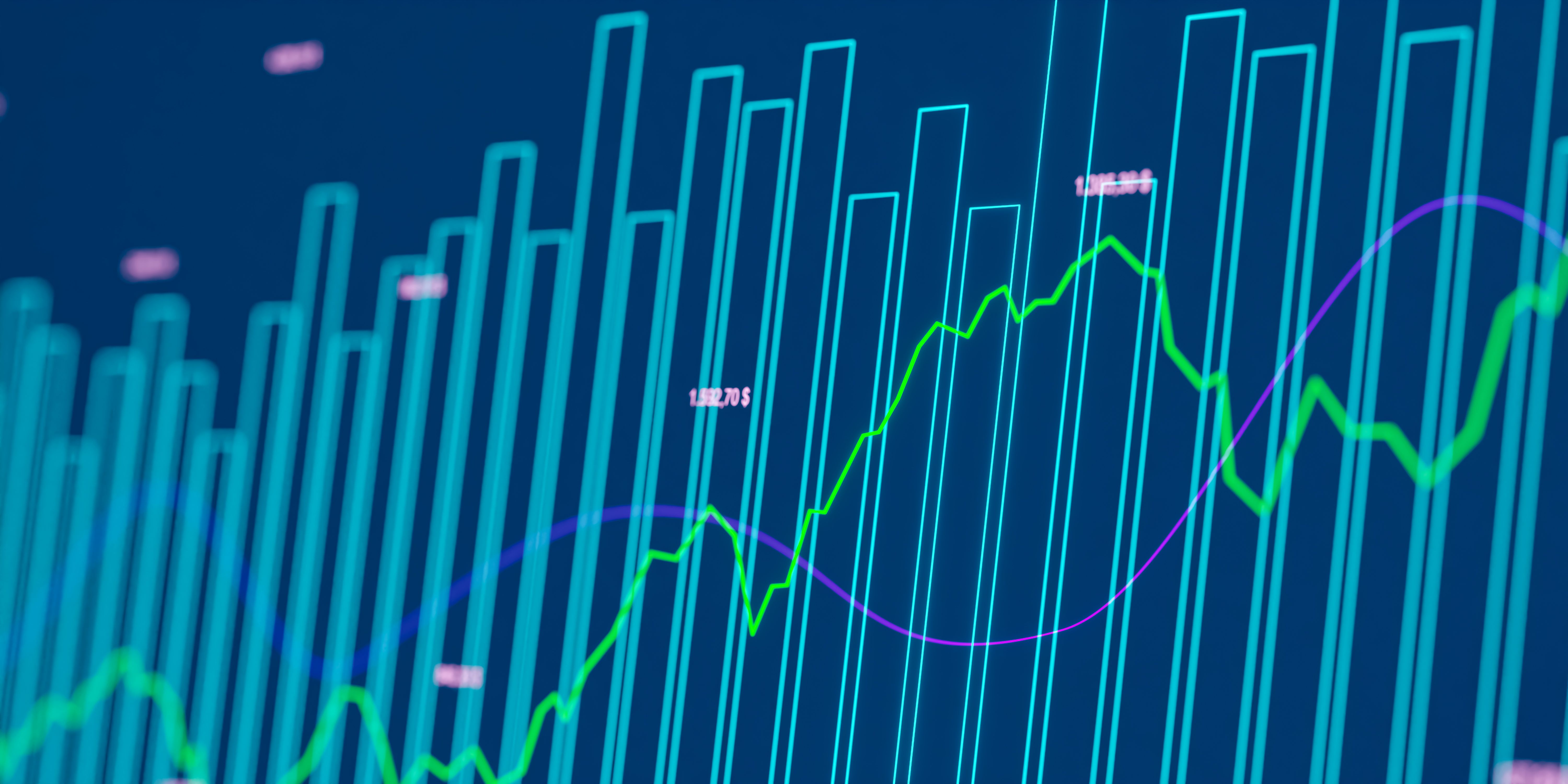 Close-up bar graph and charts. Close-up bar graph and charts.