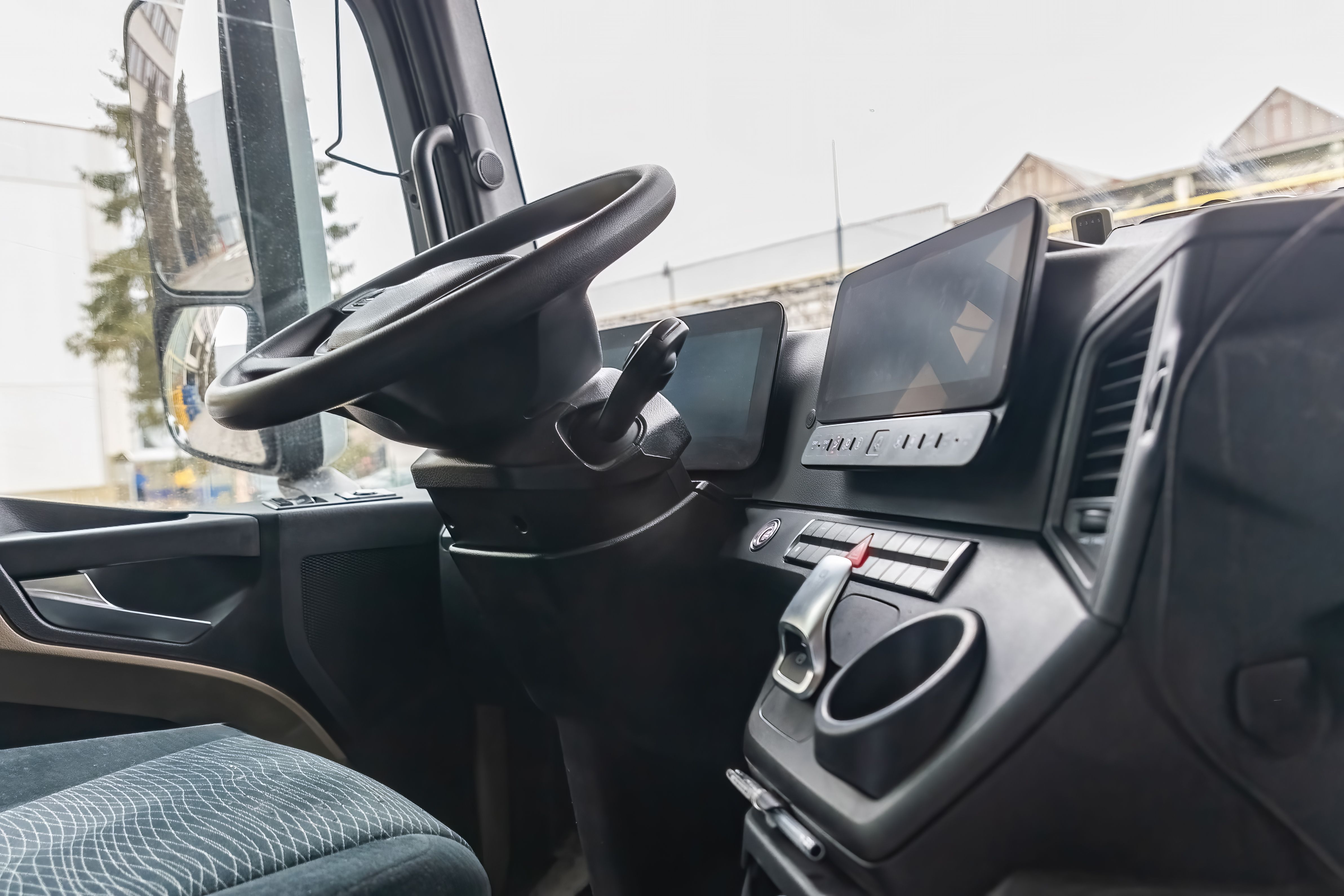 truck interior