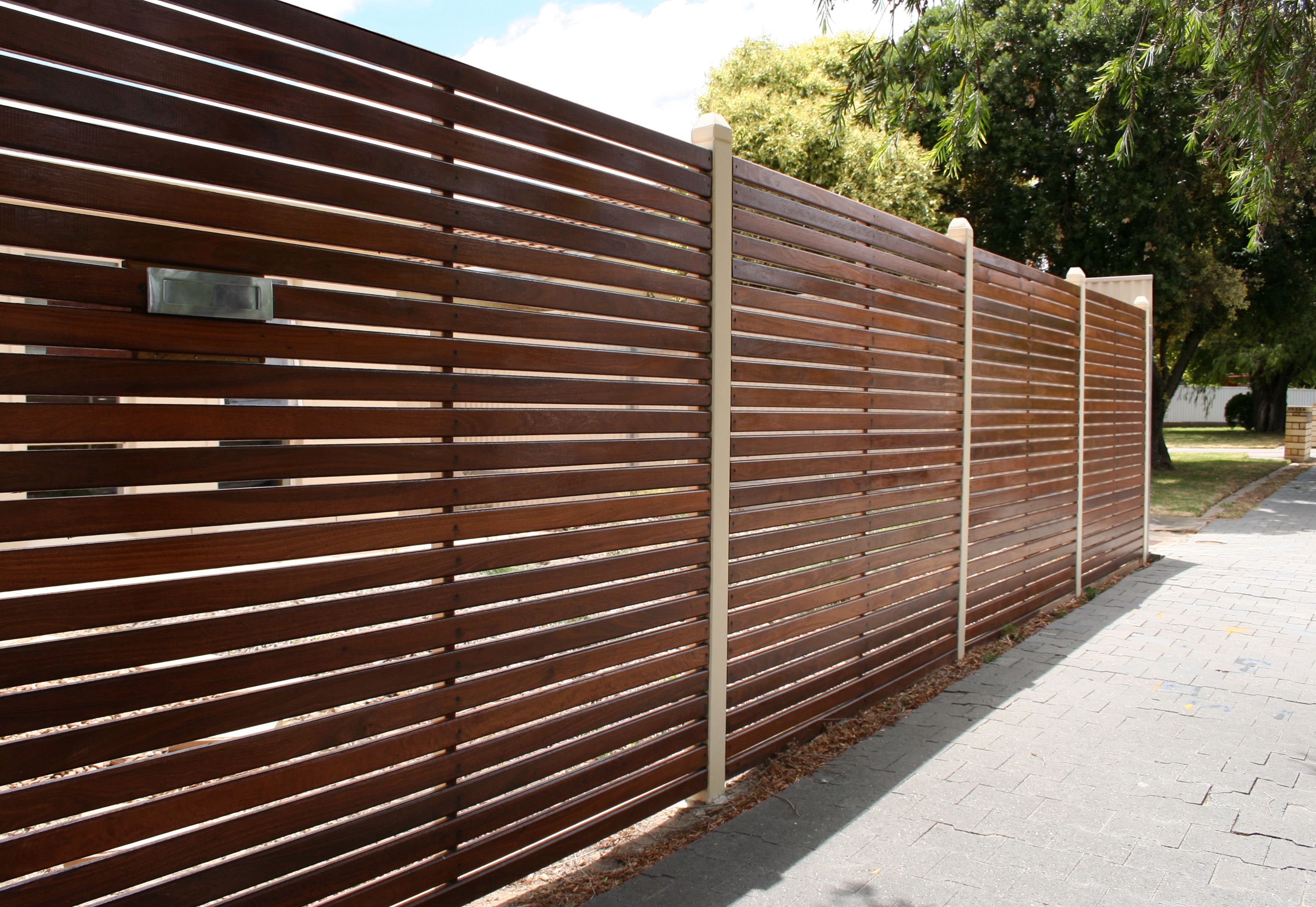 modern fence design