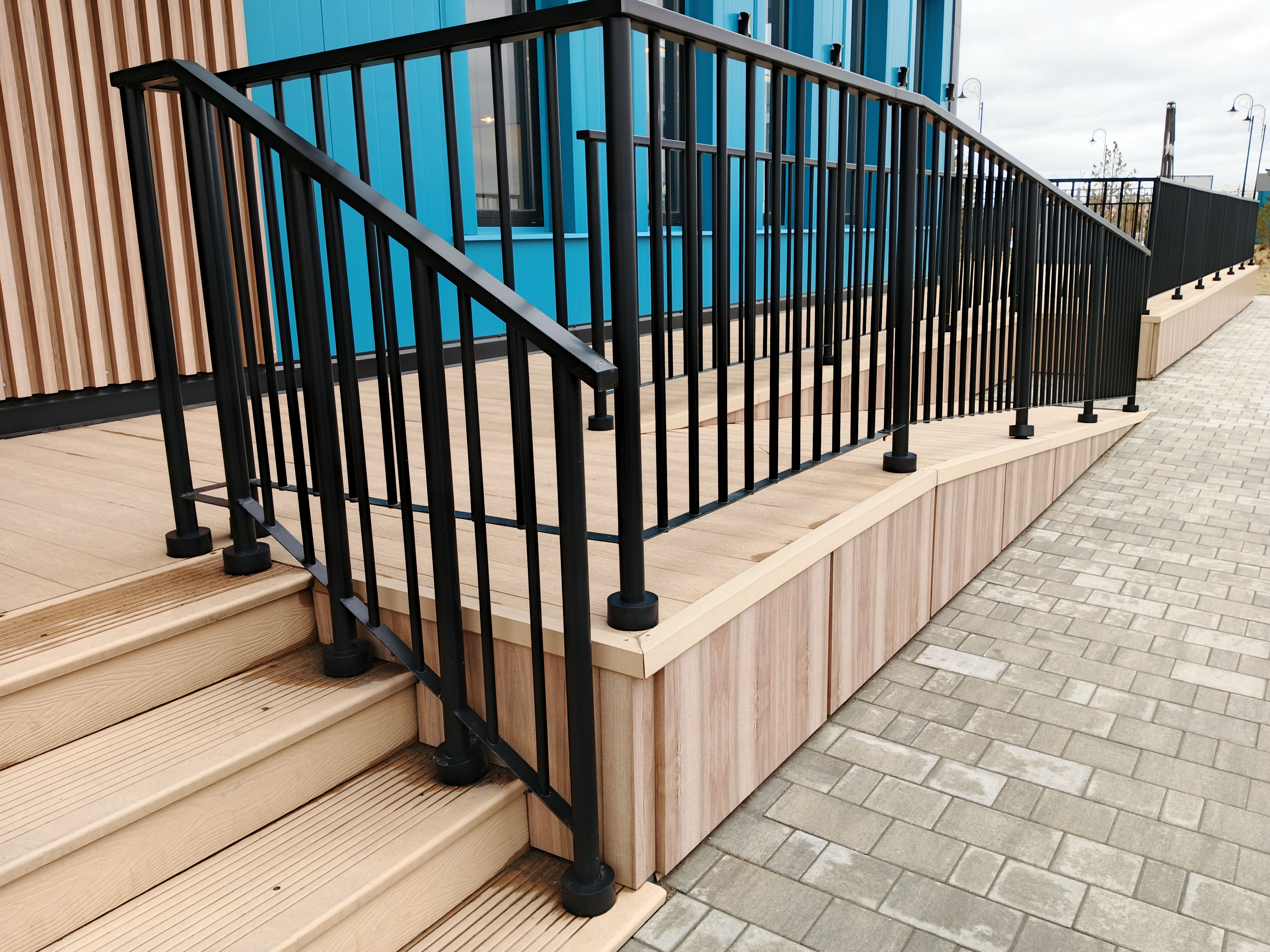 glass railings