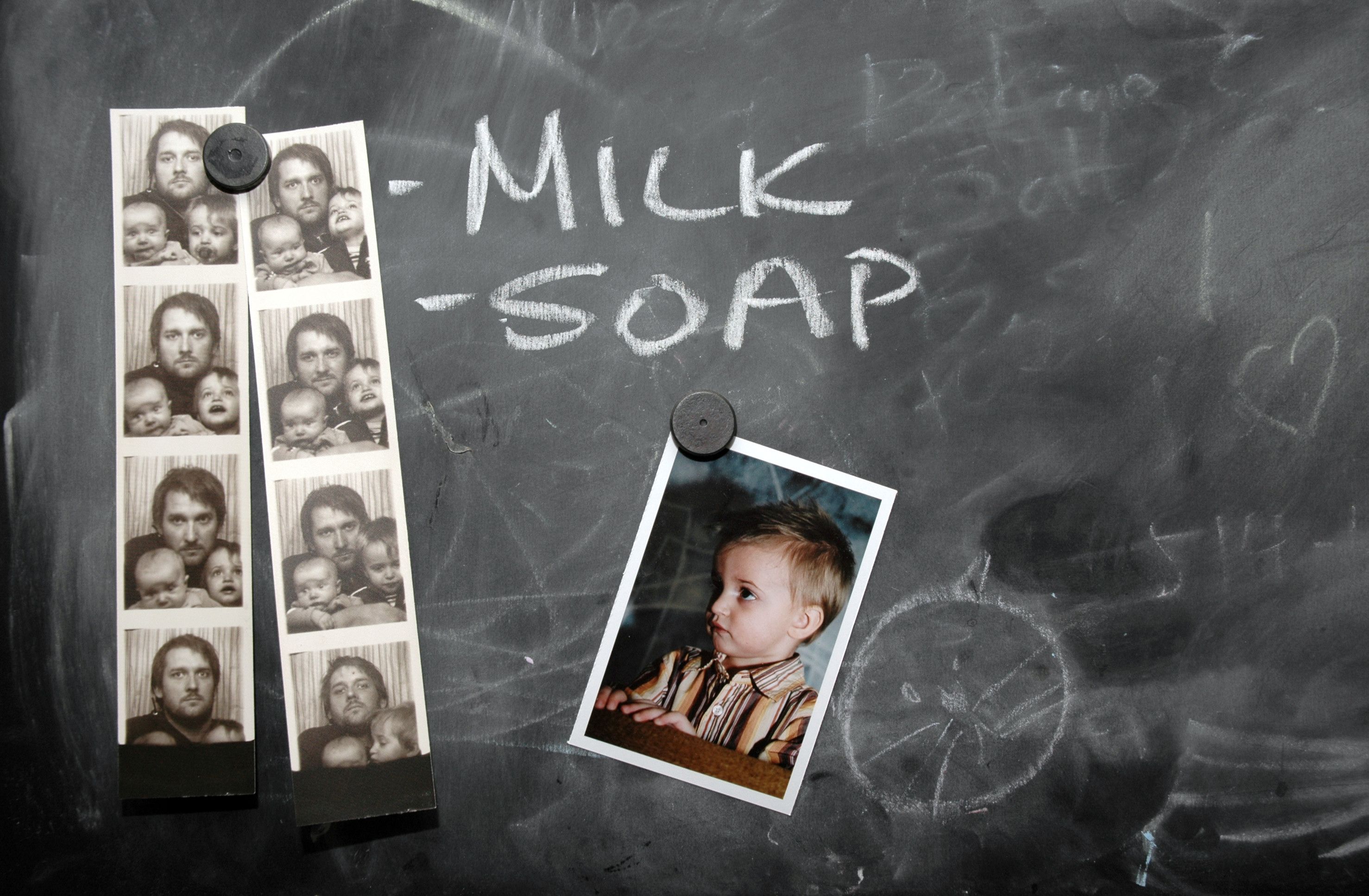 chalkboard photo booth