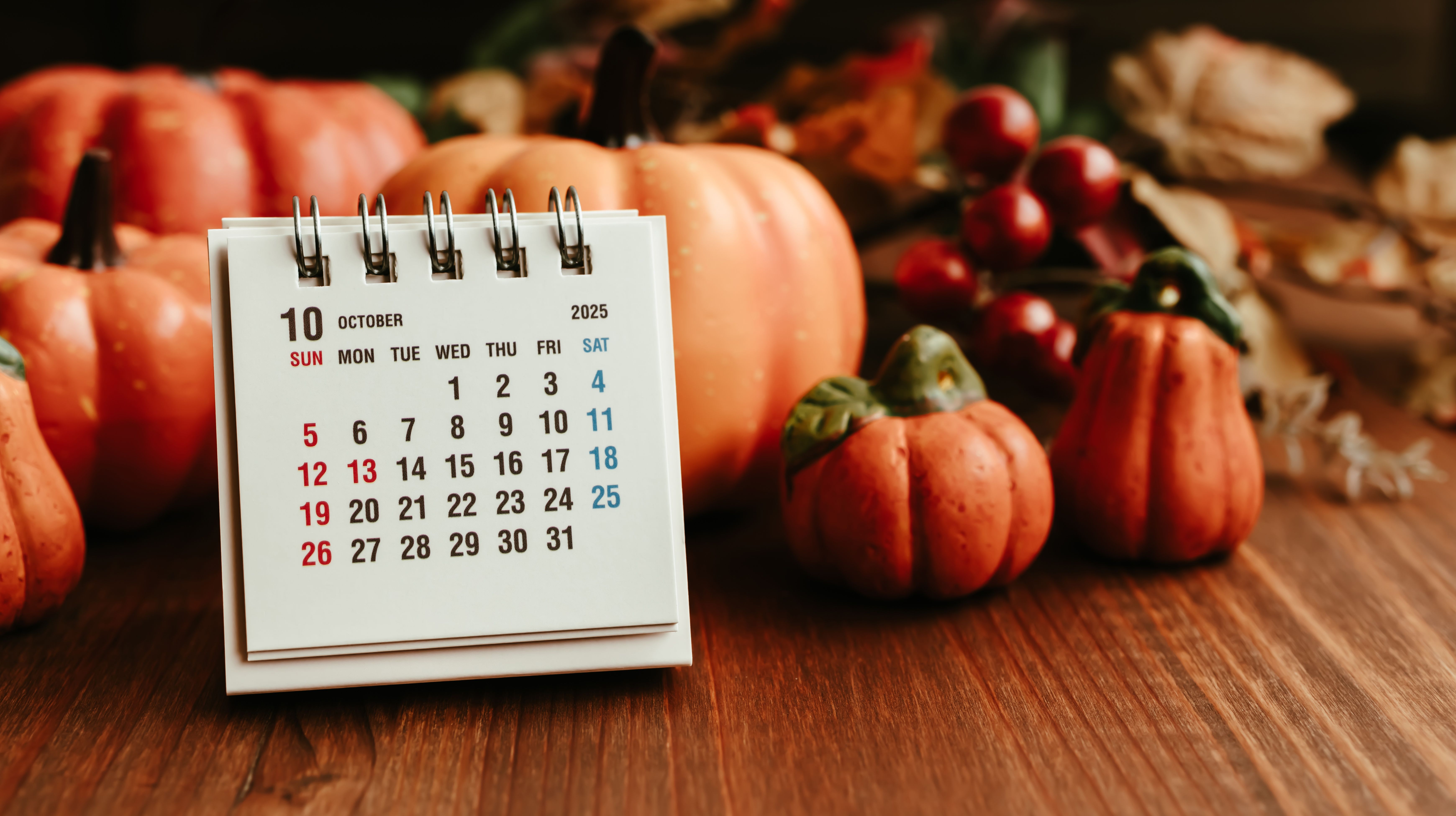 calendar autumn