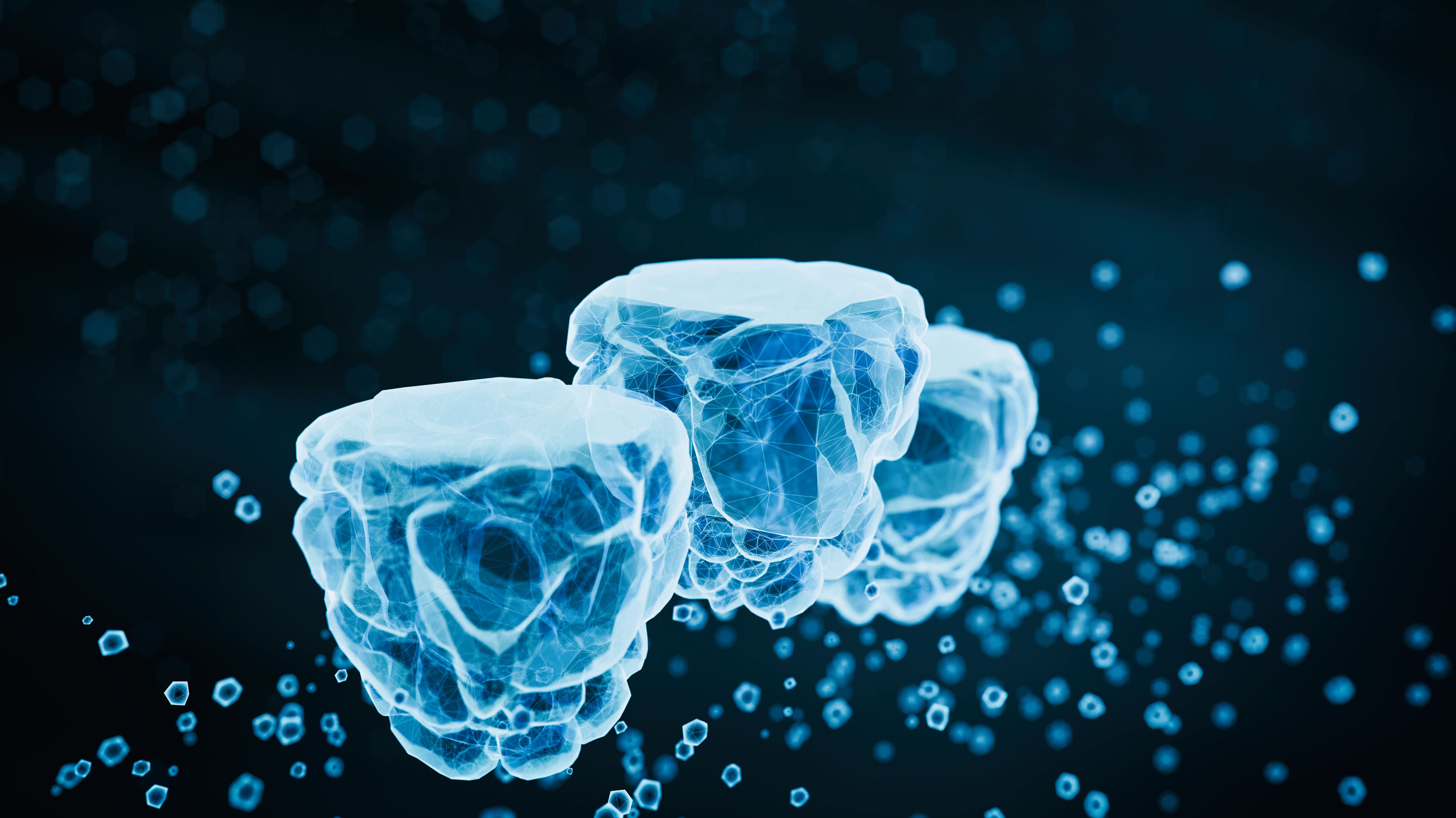 Futuristic product podium platform