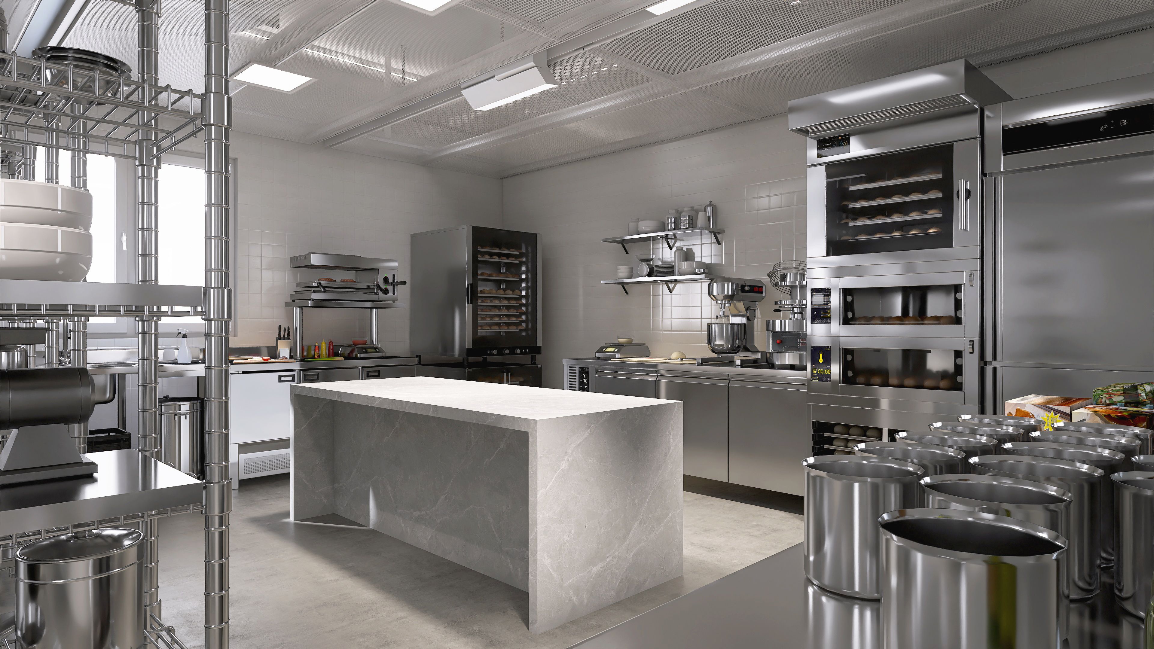 commercial kitchen