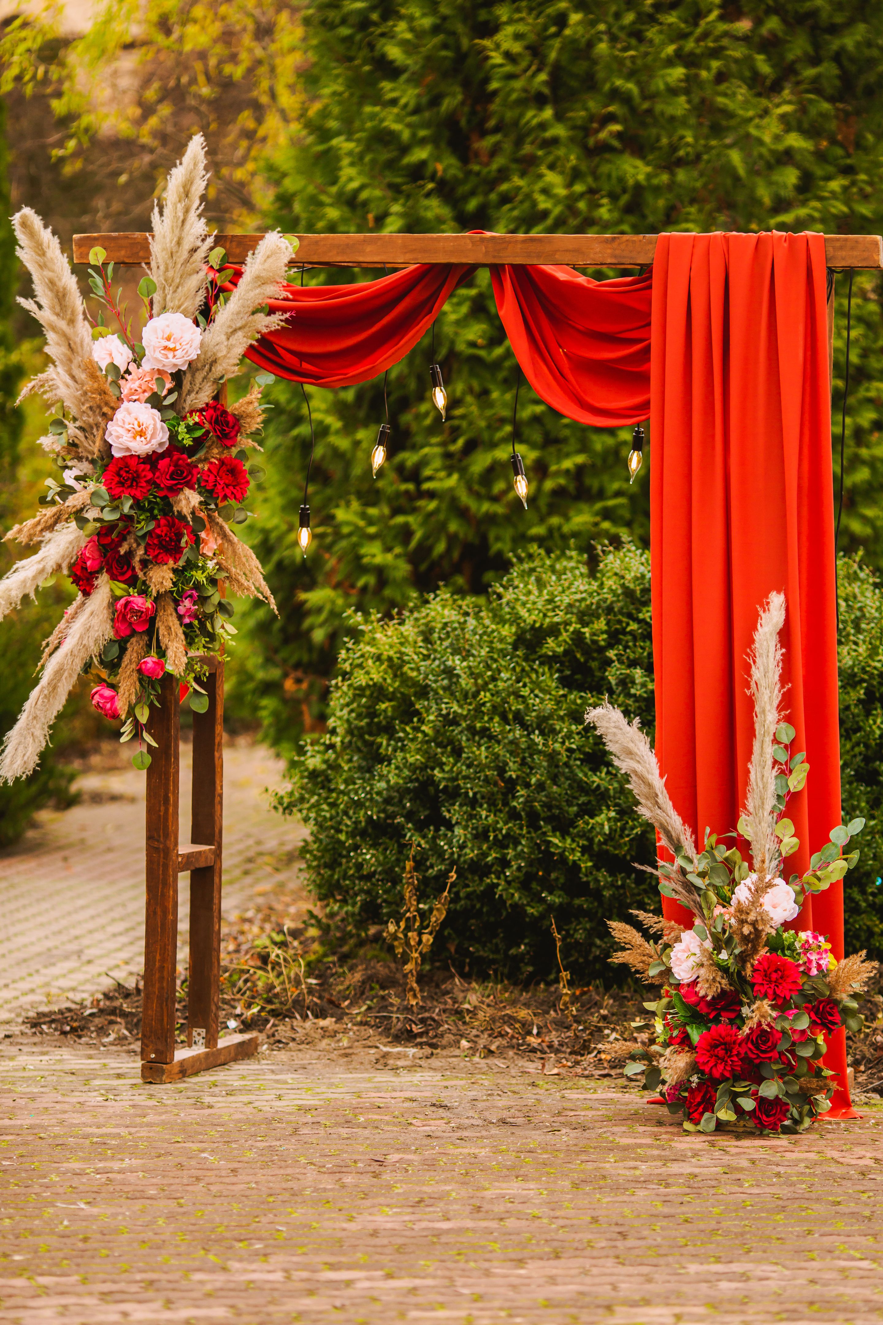 autumn wedding decor