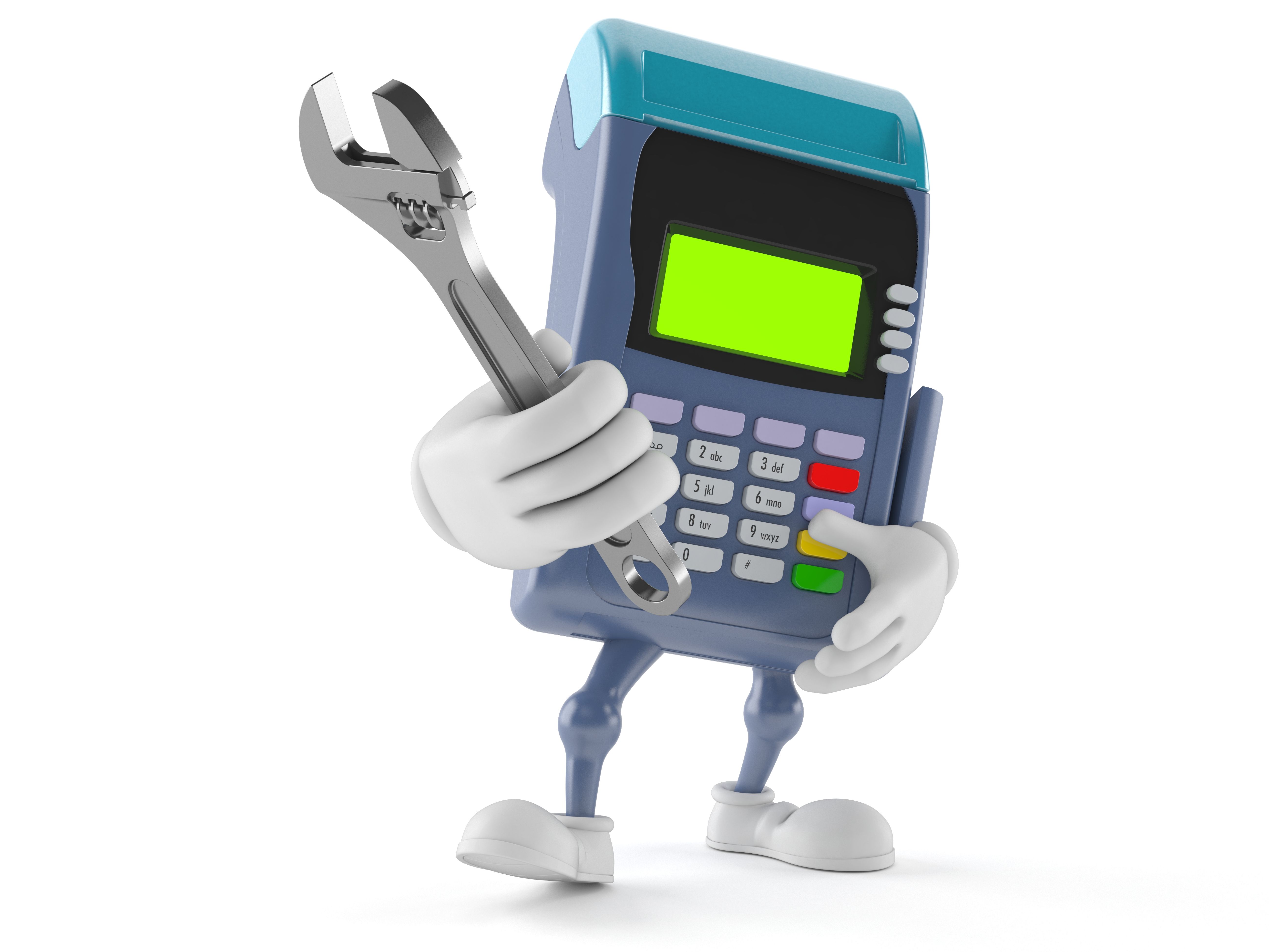 maintenance credit card swiper