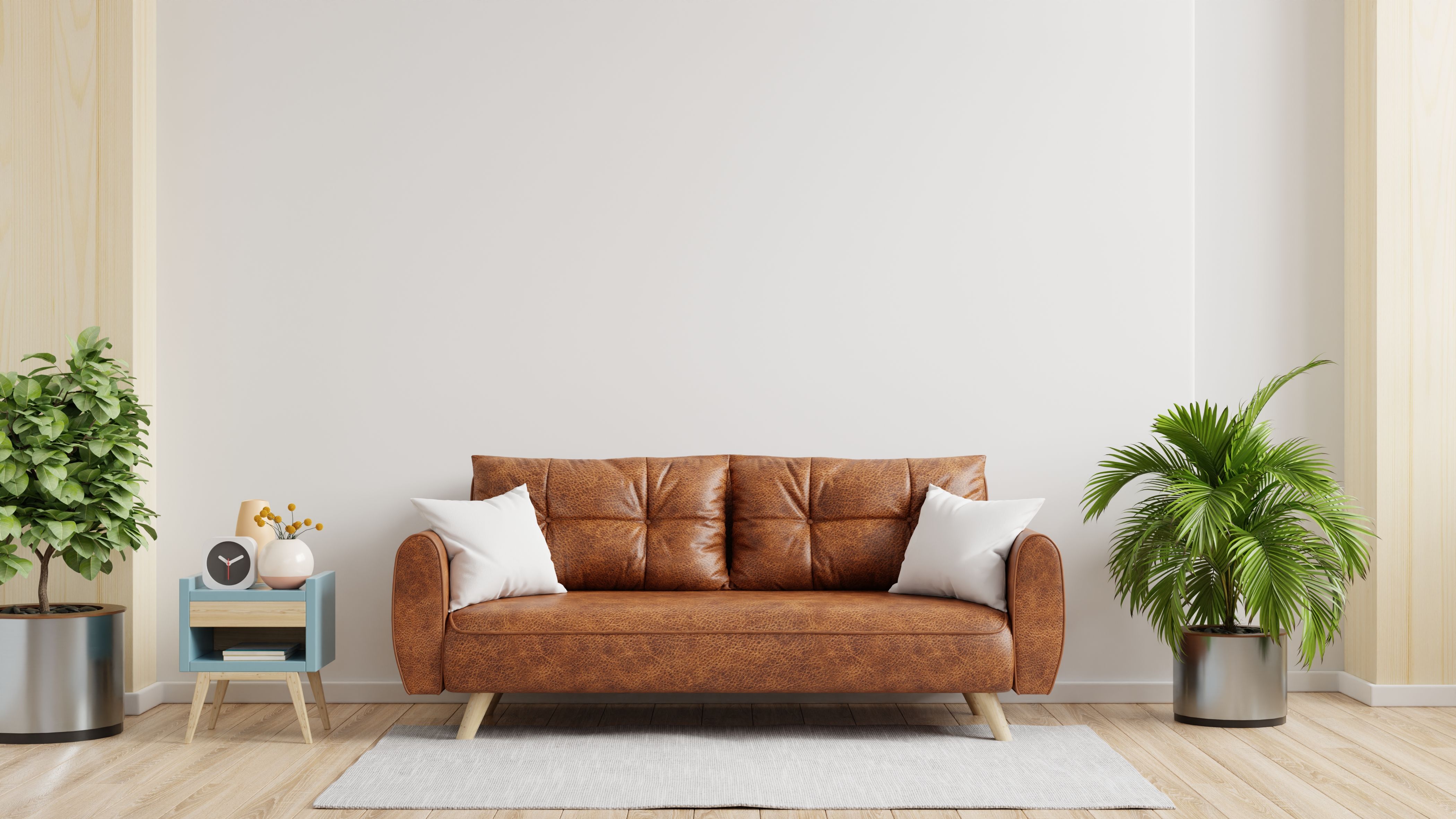 leather sofa