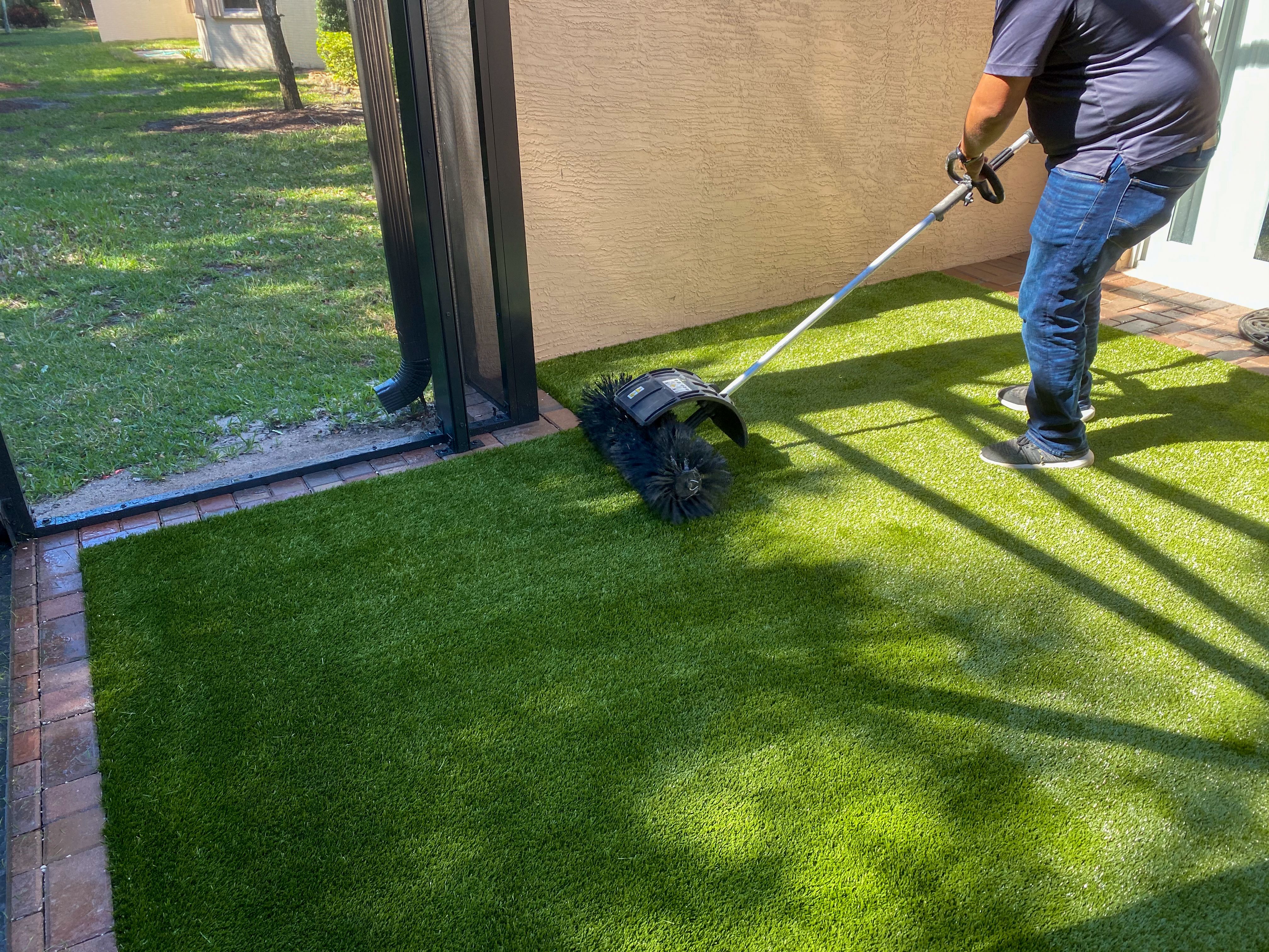 Installing Dog Grass