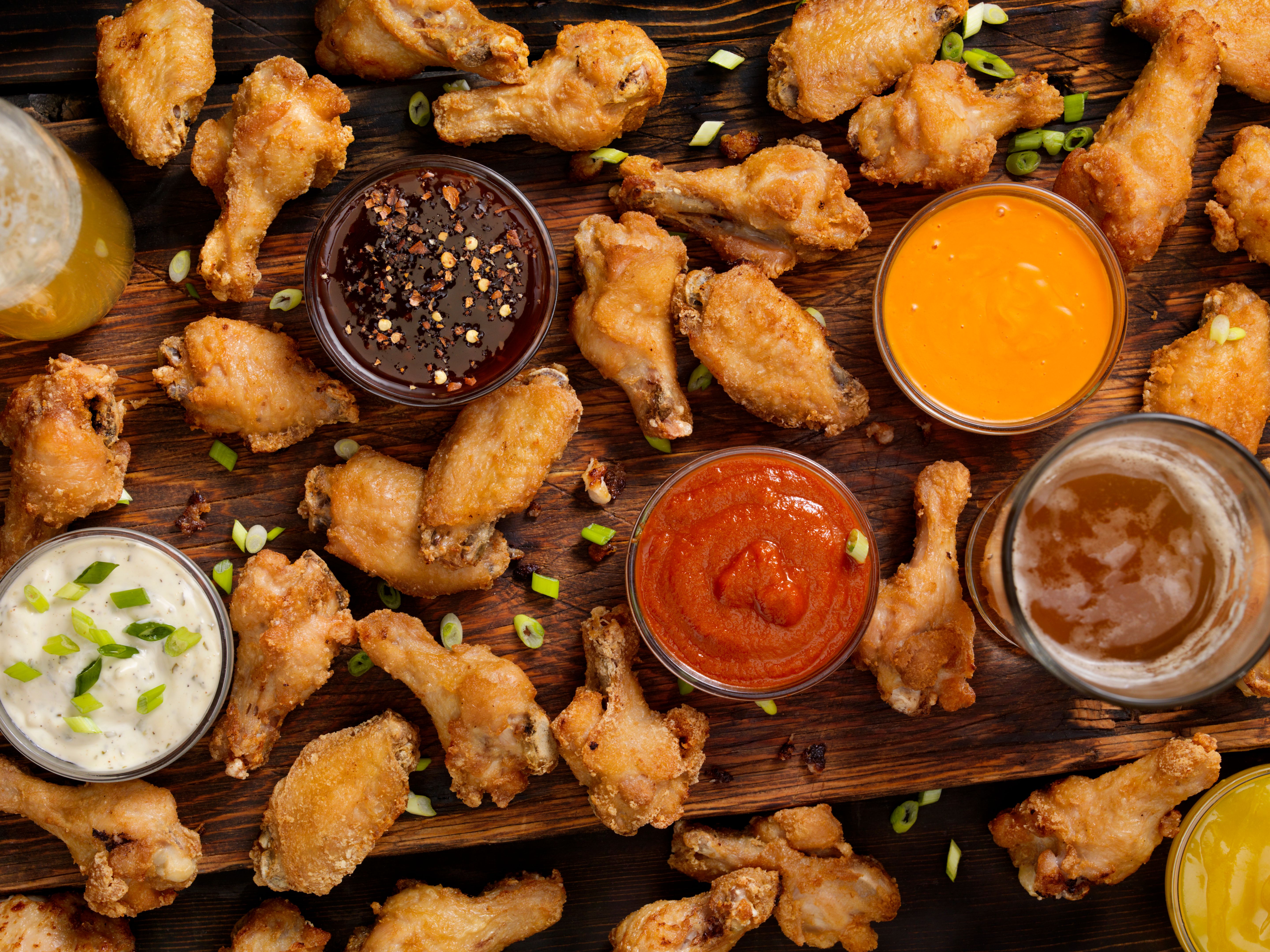 chicken wings variety