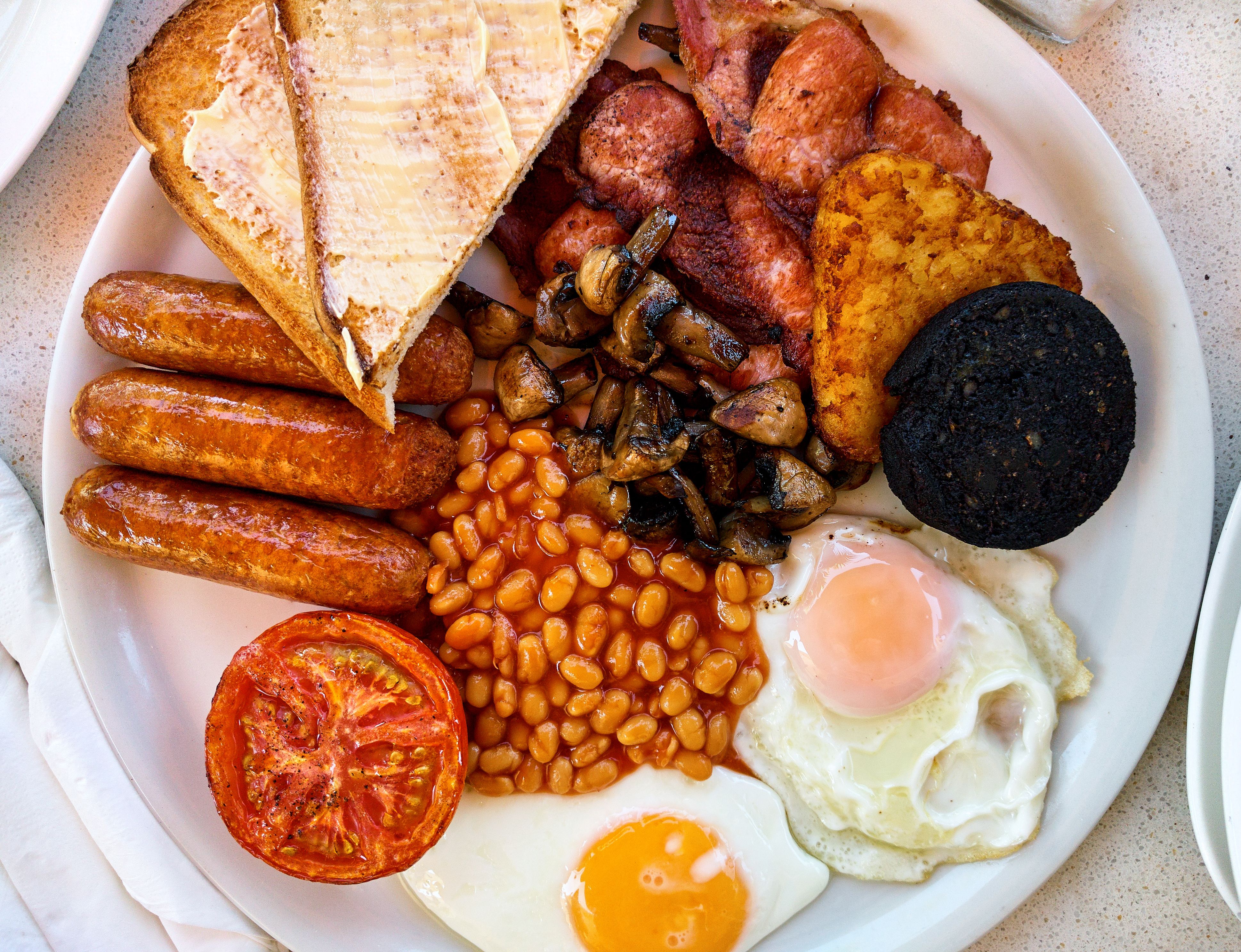 traditional english breakfast