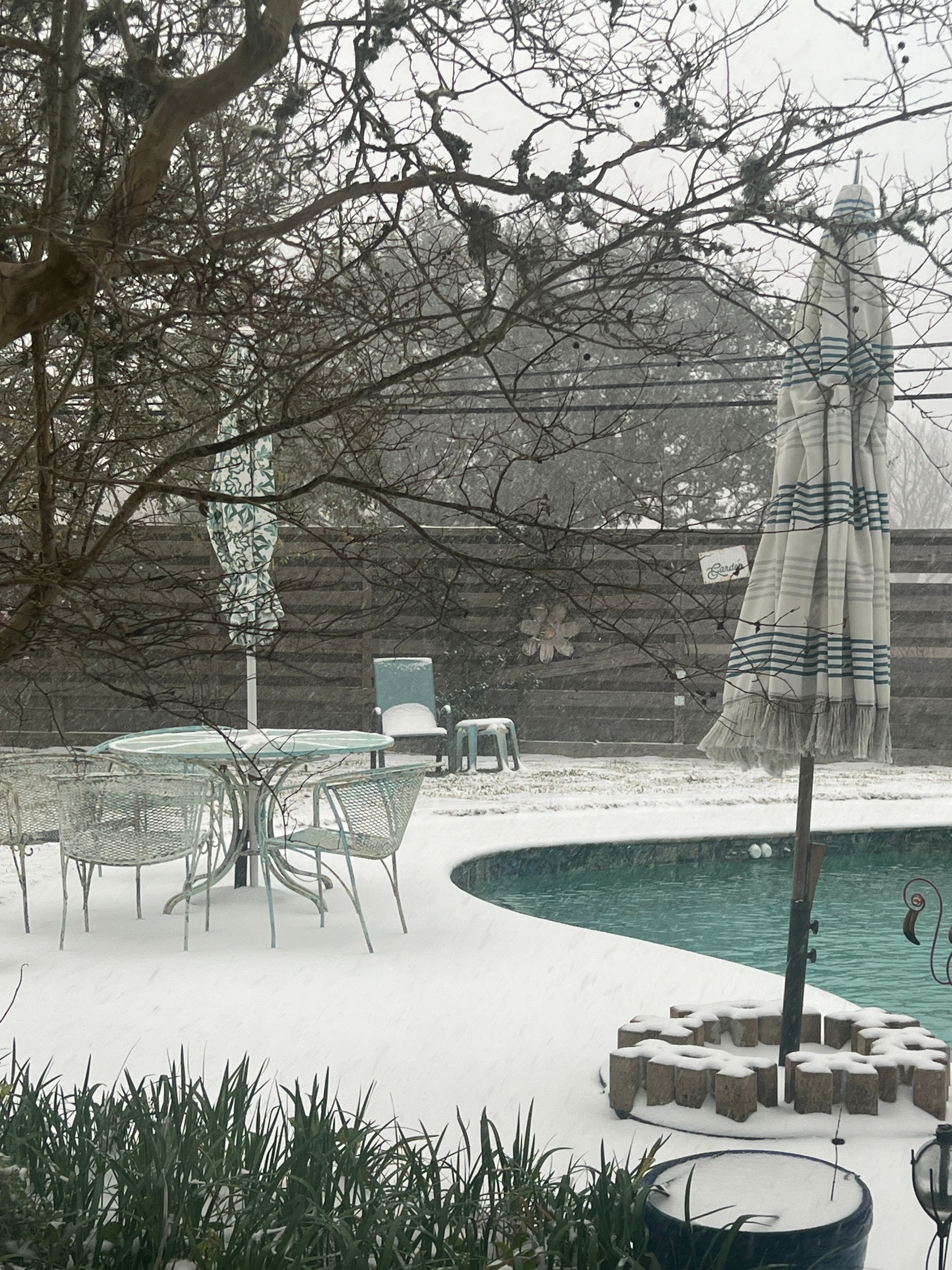 texas pool winter