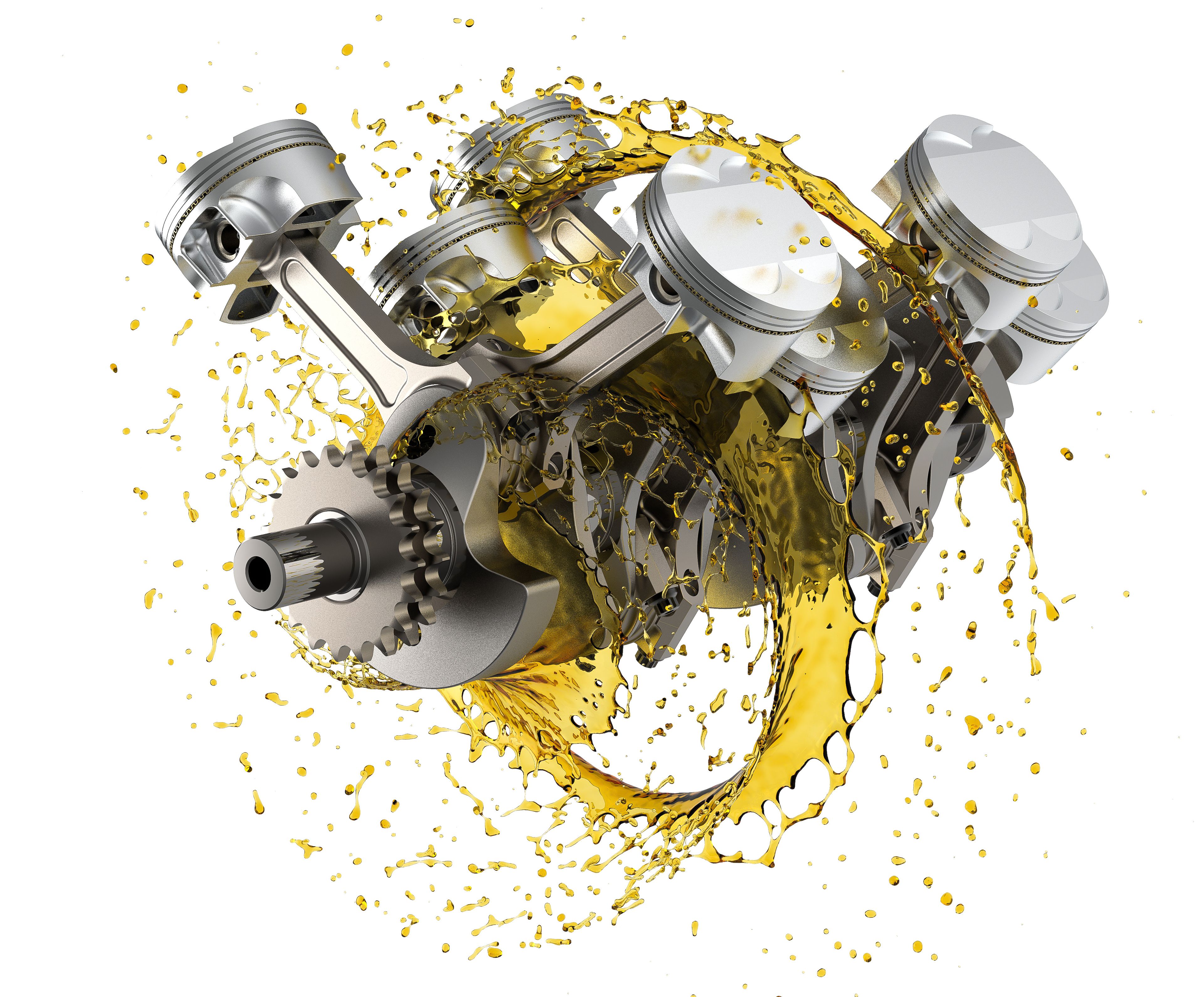 lubricating motor parts